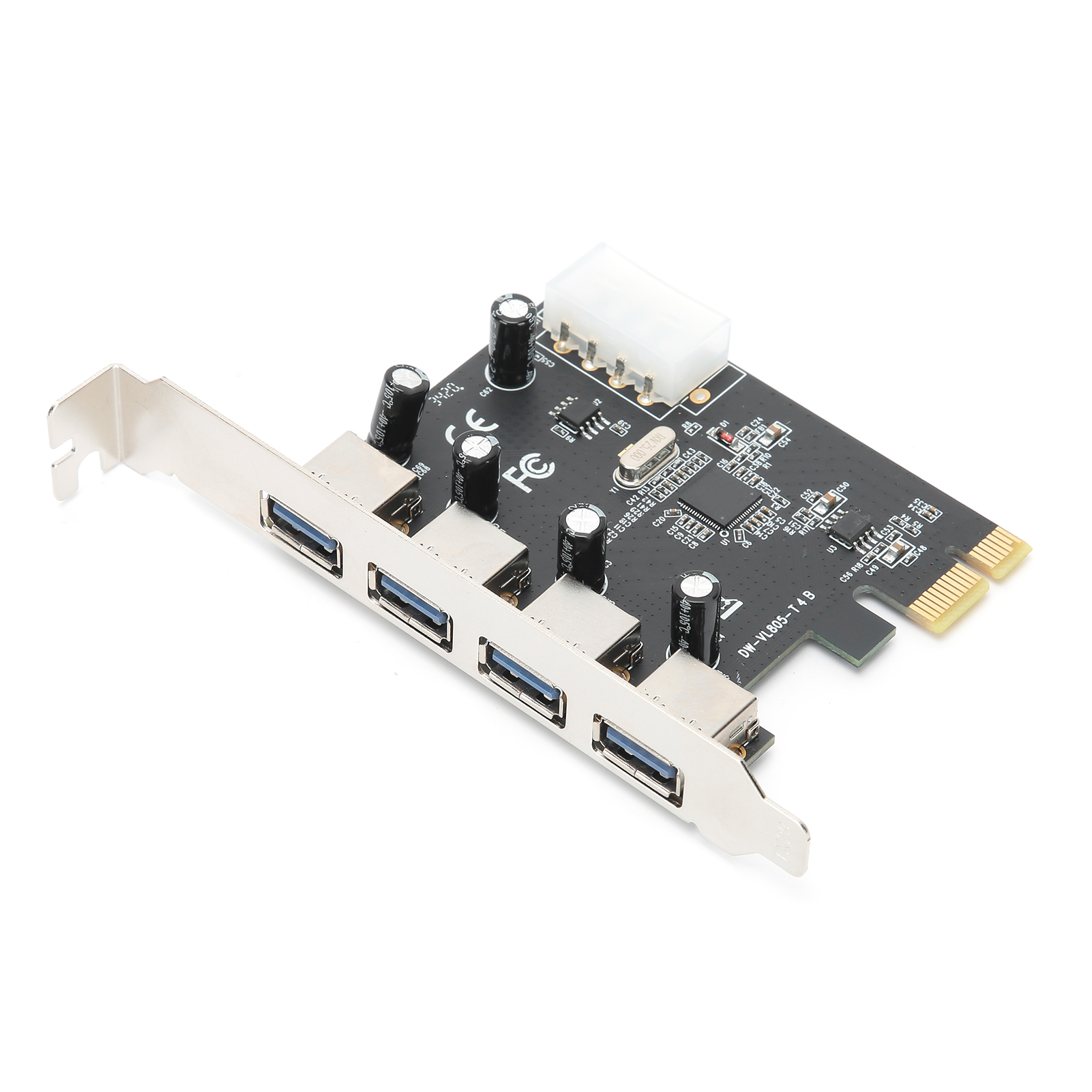 Nec-adapter: 4-port Usb 3.0 Pci Express Zu Usb 3.0 Pcie Konverterkarte