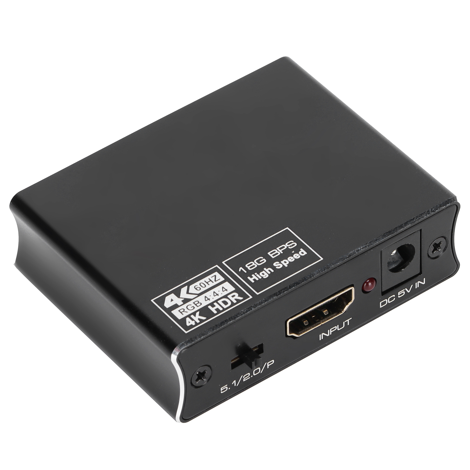 4k2k 60hz Glasfaser-stereo-audio-splitter, Lange Lebensdauer, Stabile Leistung, Audio-extraktor