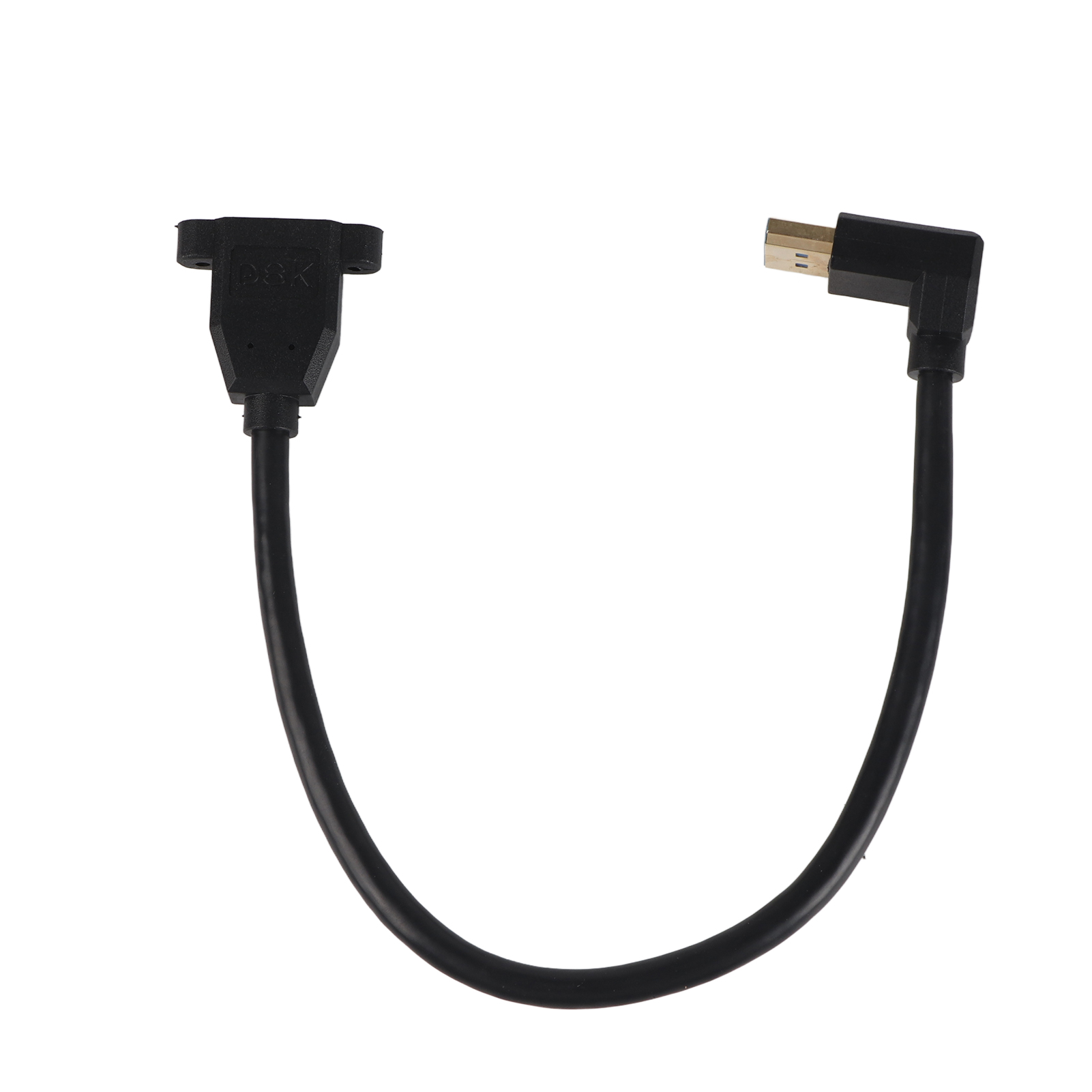 Displayport-stecker Auf Displayport-buchse Adapter, Kompatibel Mit 8k Bei 60 Hz Und 4k Bei 120 Hz. 90°-winkelstecker. 0,3 Meter Langes Displayport-1.4-kabel Für Den Bildschirmanschluss.
