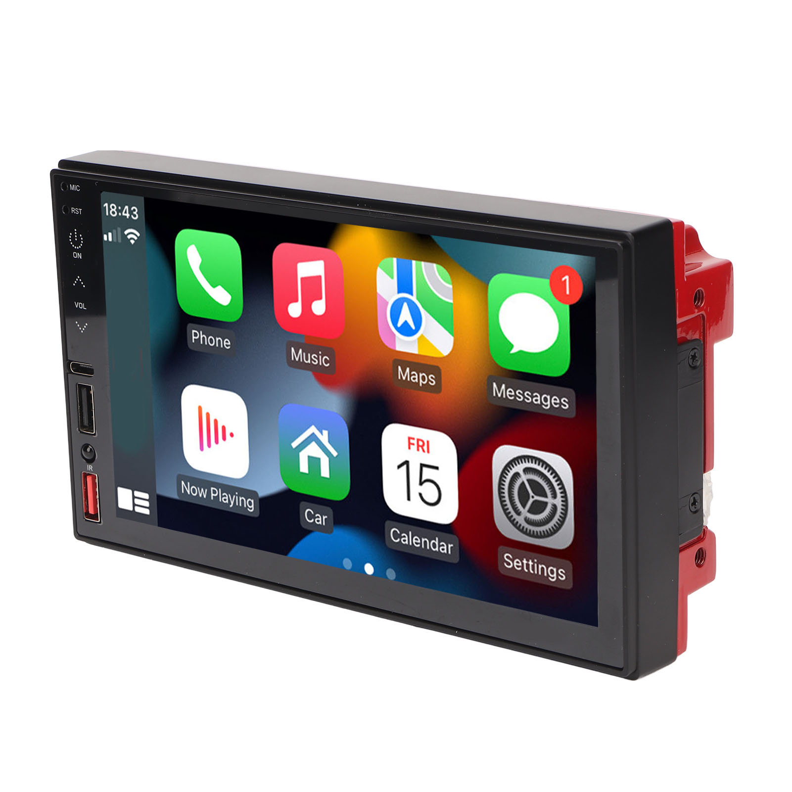 7-zoll-multimedia-autoradio Mit Rückfahrkamera, Doppel-din, Hd, Kompatibel Mit Carplay, Bluetooth, Mirrorlink Und Aux-eingang Für Android Auto.