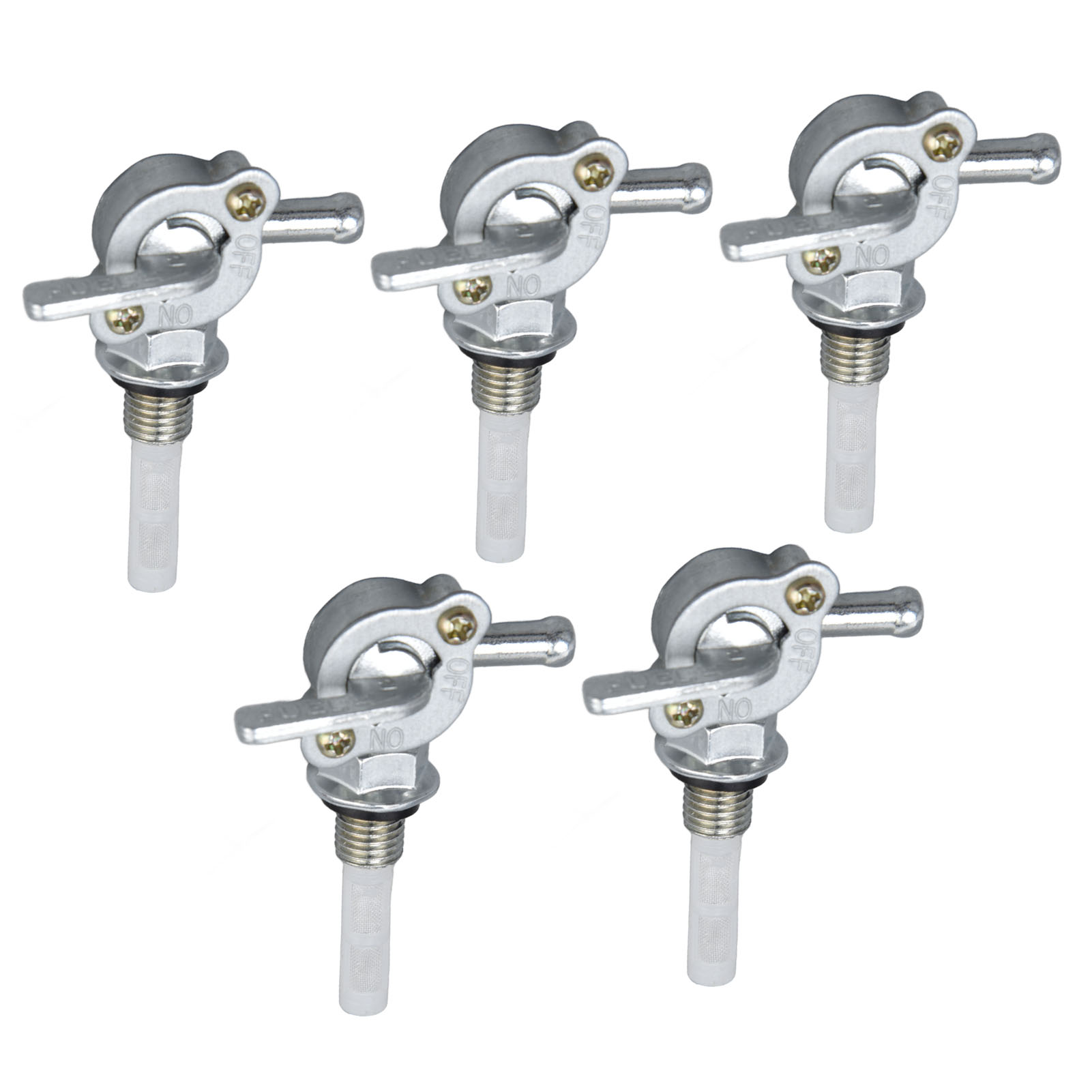 5-teiliges Set Aus Metall-außengewinde-anschlüssen Für Kraftstofftank-absperrventile, Geeignet Für Motoren Und Generatoren.
