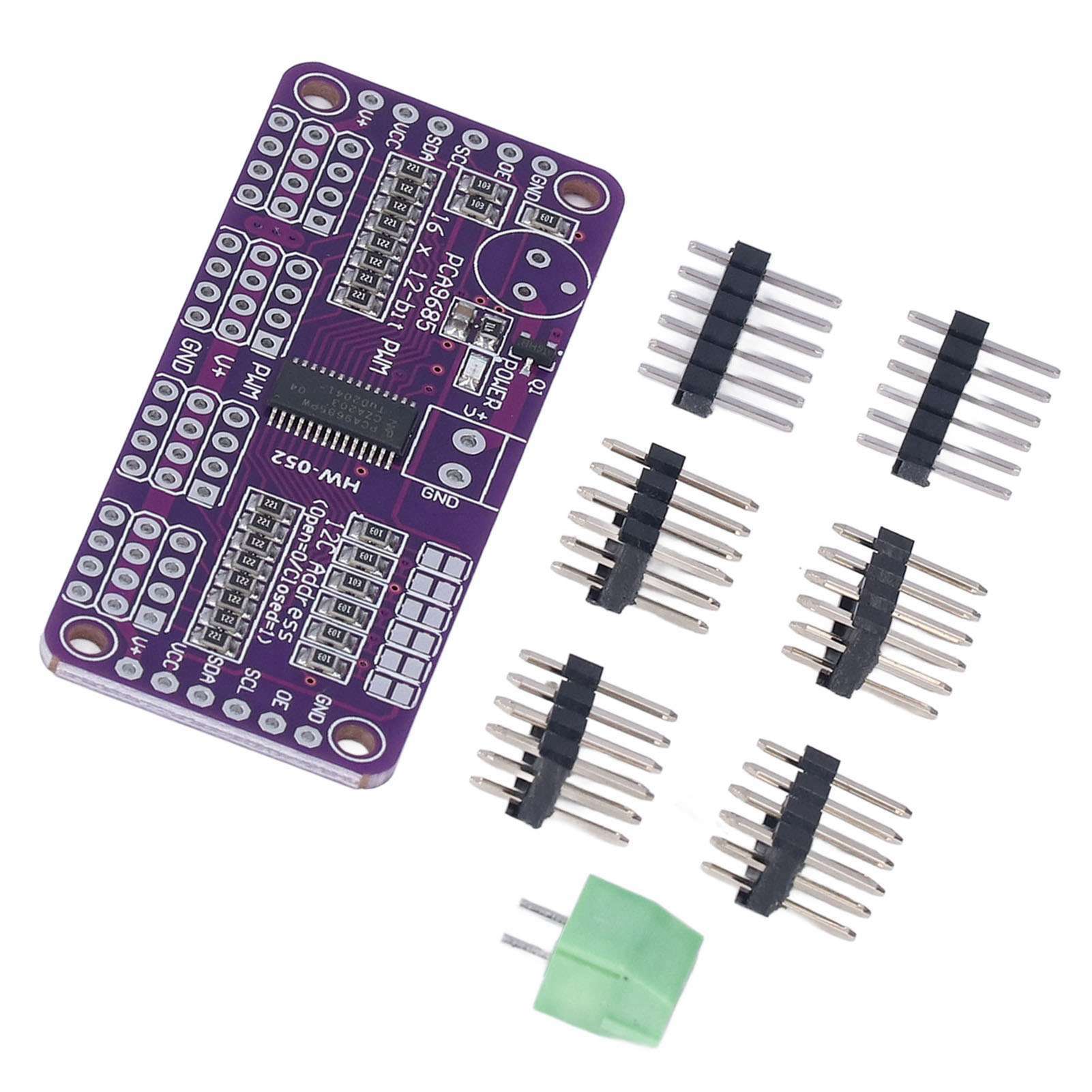 Pca9685 16-kanal 12-bit I2c Pwm Servo-steuermodul Für Diy-projekte