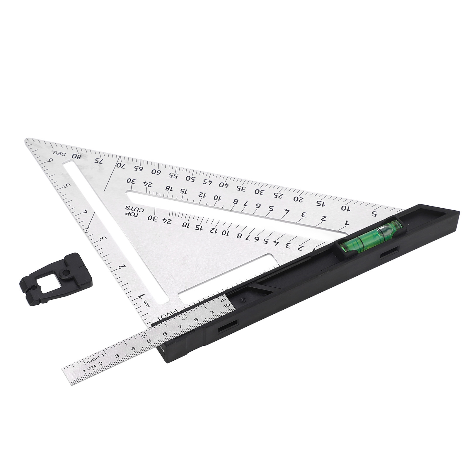18 Cm Doppelter Zimmermannswinkel Mit Wasserwaage