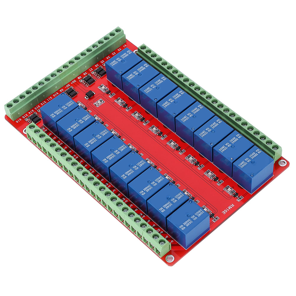 Schnittstellenplatine Für Isoliertes 16-kanal-relaismodul, High/low-triggerung (24 V Dc)