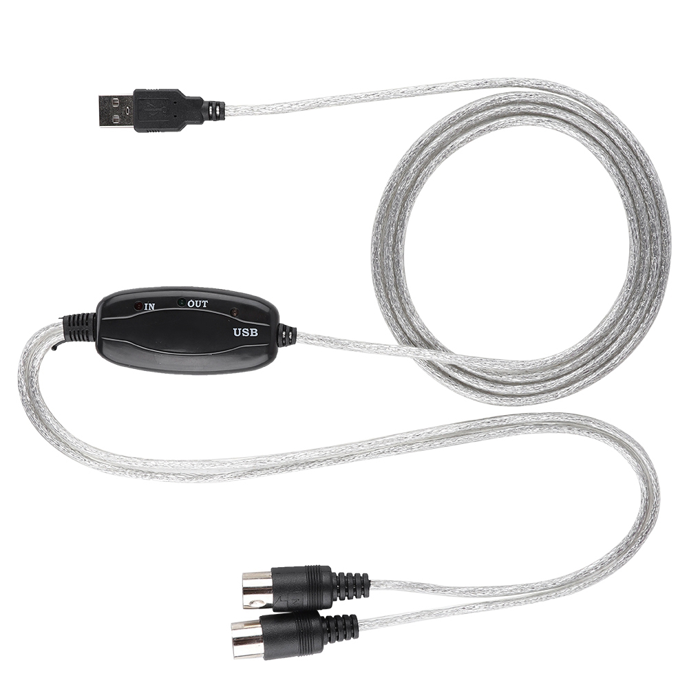 Midi-zu-usb-konverterkabel, Midi-interface-adapter, Kabel Für Keyboard Und Musikbearbeitung