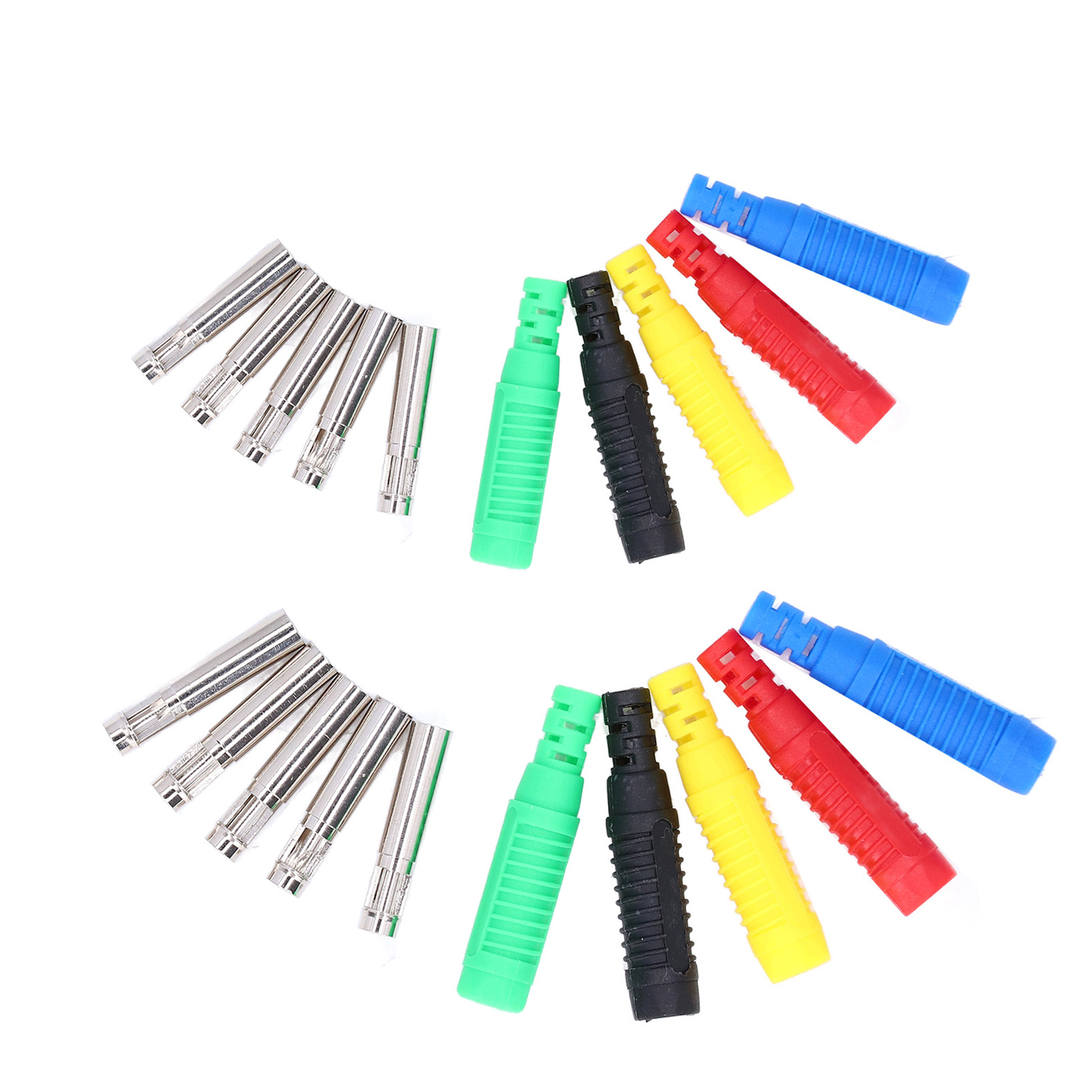 Packung Mit 10 Bananensteckern, Starke Verbindung, Gute Elektrische Leitfähigkeit, Für Elektronische Geräte Und Computer.