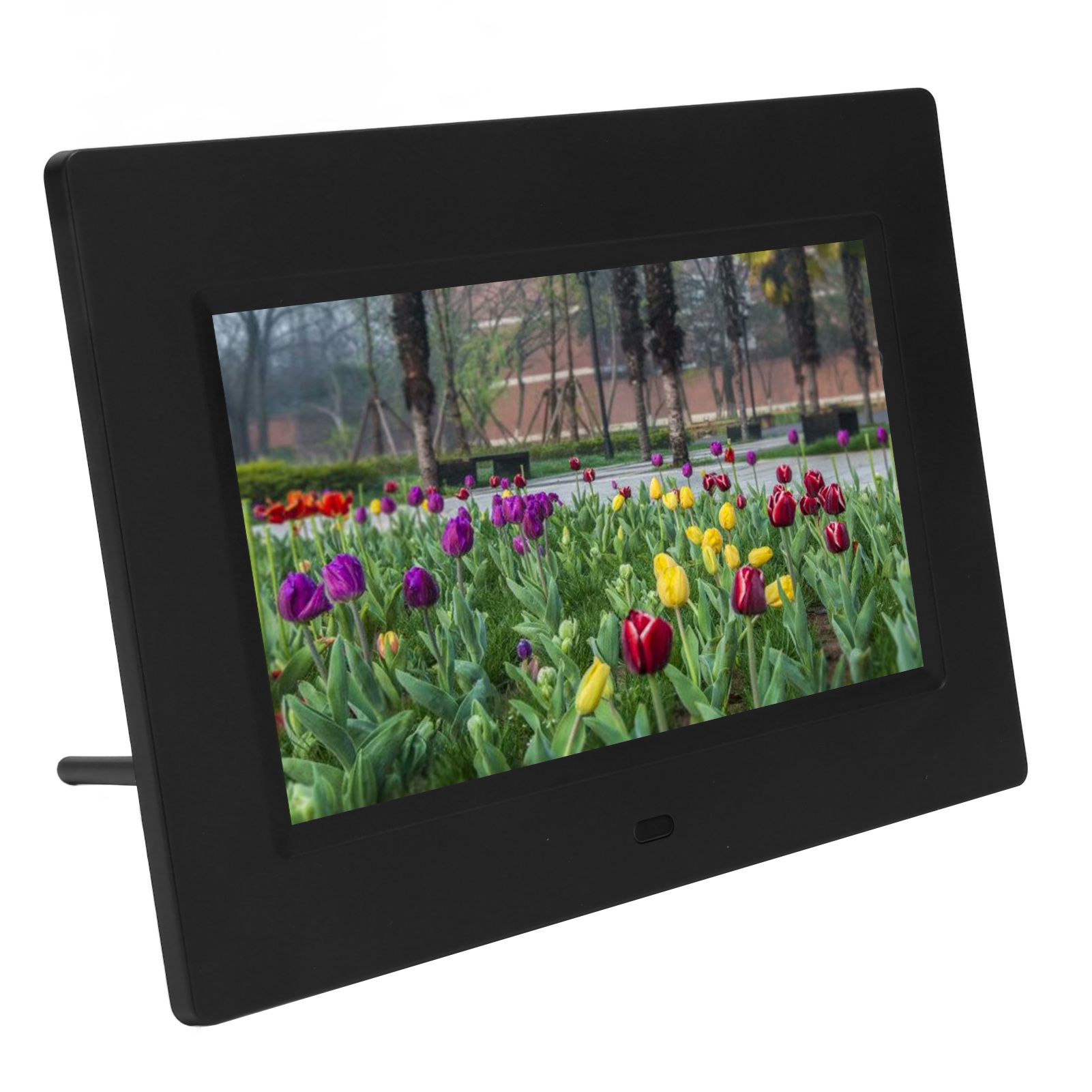 Digitaler Bilderrahmen Mit 7-zoll-hd-ips-bildschirm, Usb-speicherkartenkompatibel, Musik- Und Videowiedergabe, Elektronischem Album, 100–240-v-eu-stecker