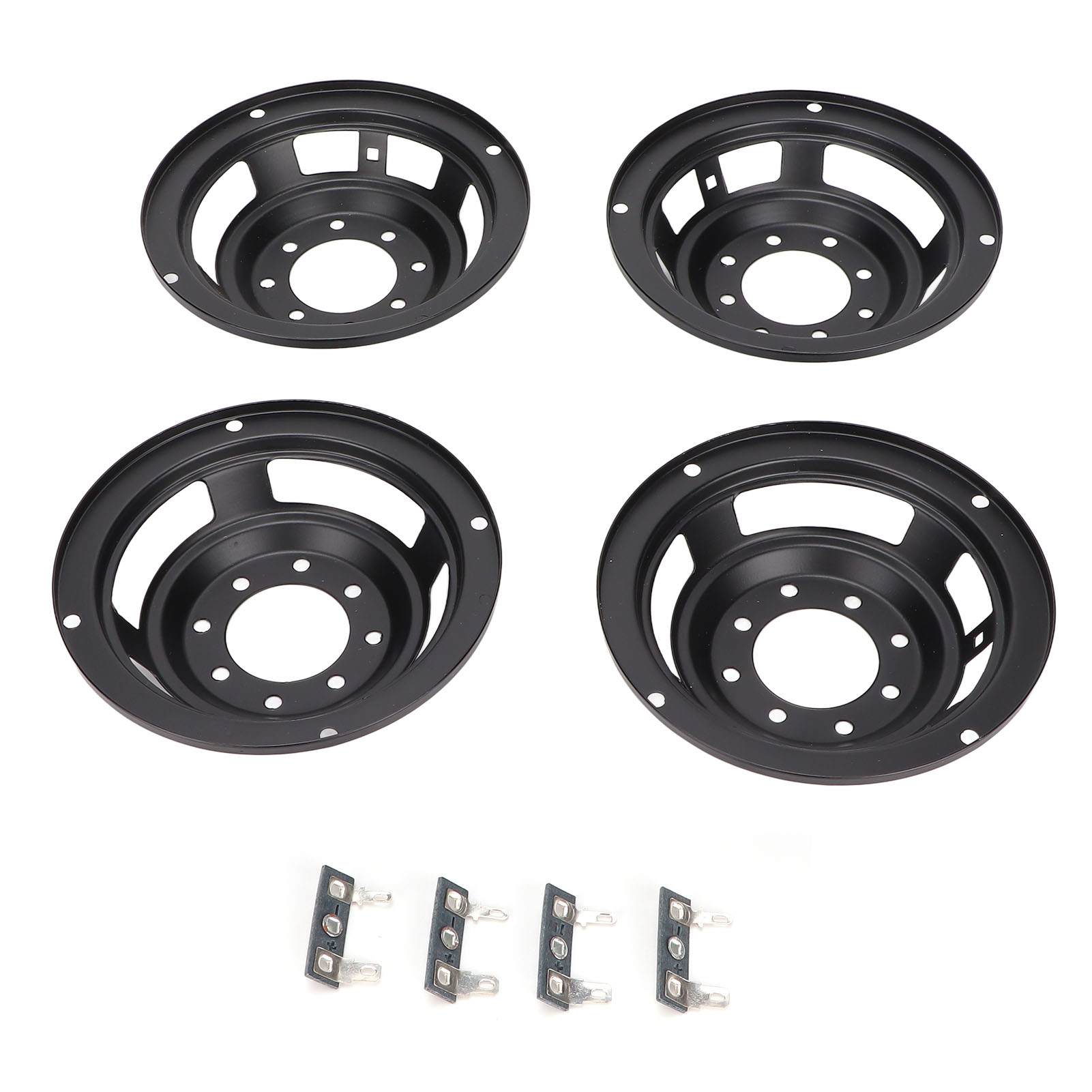 Set Mit 4 Lautsprecherhalterungen (10 Cm) Für Subwoofer, Aus Eisen, Für Die Lautsprecherreparatur In Eigenregie