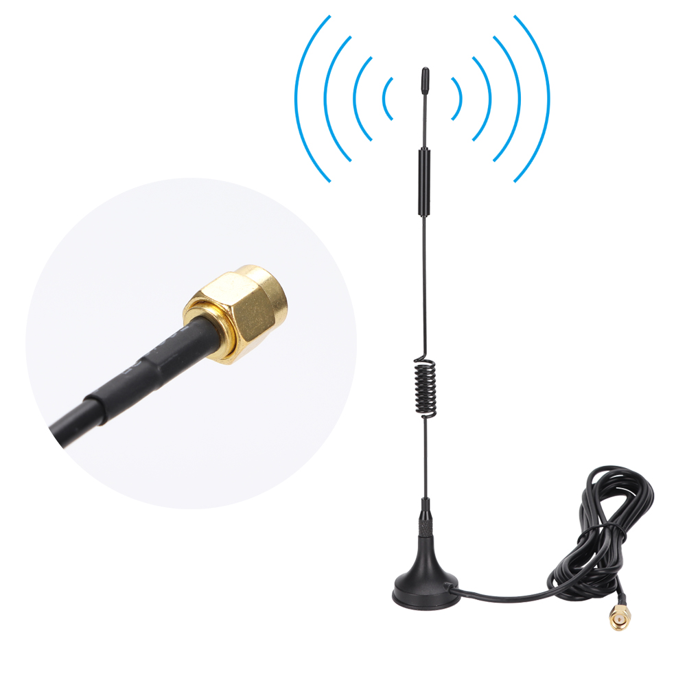 Außenantenne Mit Saugnapf Für 4g/3g/gsm Lte, 12 Dbi, Volles Frequenzband 700-2700 Mhz (36 Cm/14,17 Zoll)