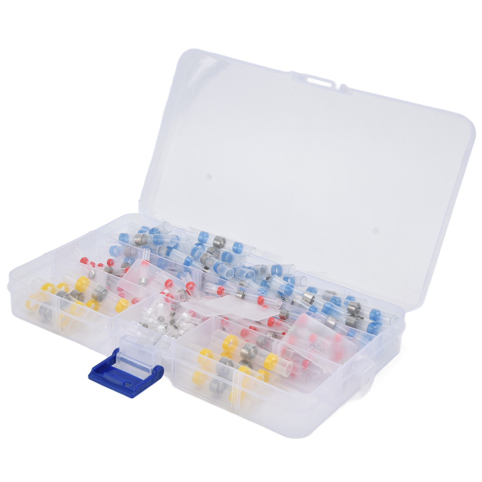Set Mit 120 Wärmeschrumpfbaren Crimp-stoßverbindern, Wasserdicht Und Lötbar, Für Elektrische Verbindungen.