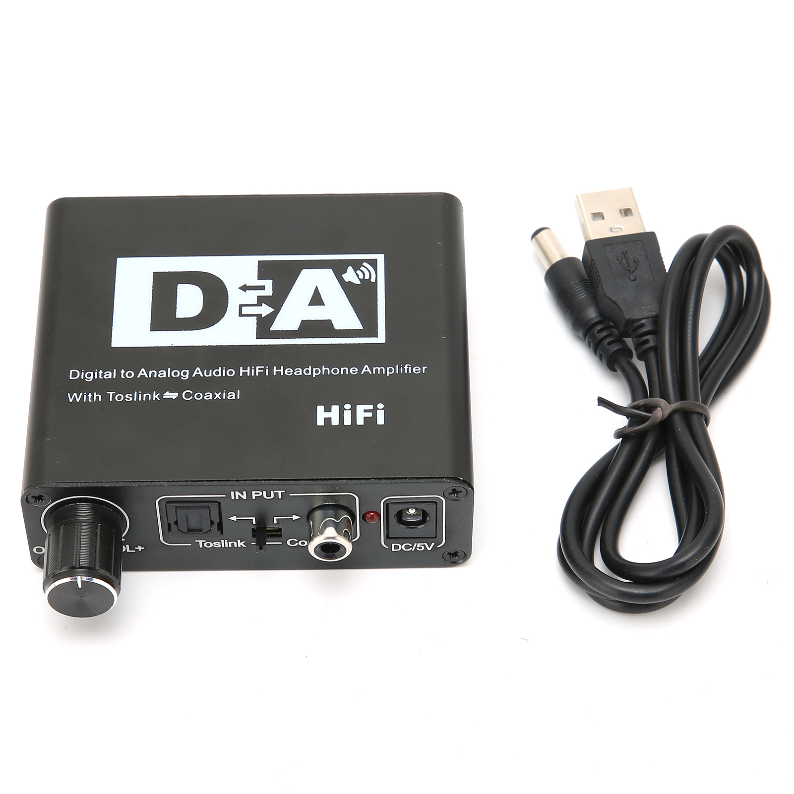 Hd-ac-zu-rca-l/r-digital-analog-wandler Mit Lautstärkeregelung Für Hdtv