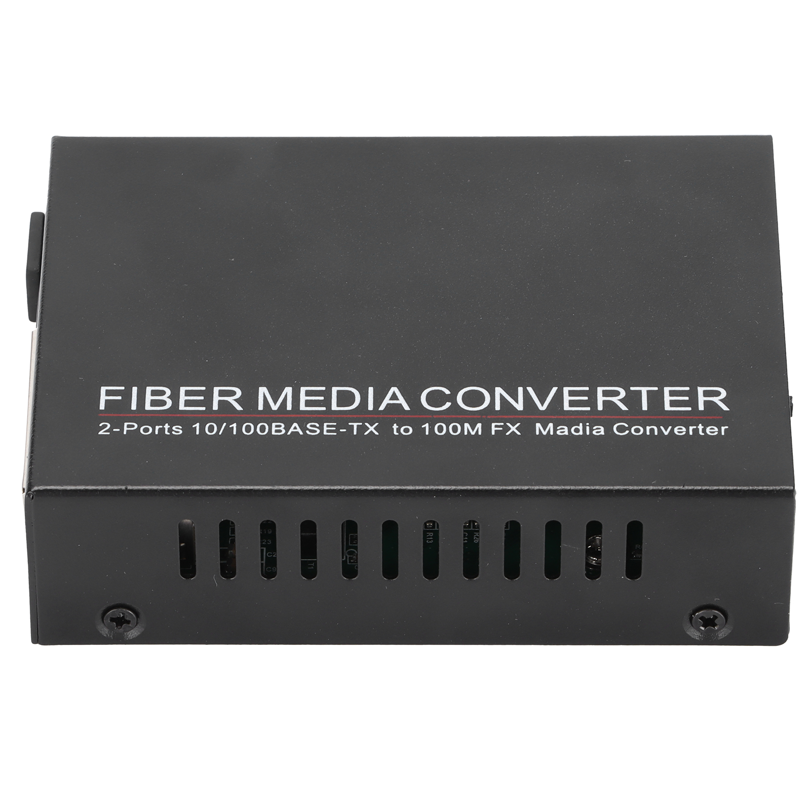 Tbcmc3412es20a 2-port Glasfaser-ethernet-switch, Plug & Play, Stabil Und Robust, Für 100-240v Computernetzwerke (eu-stecker)