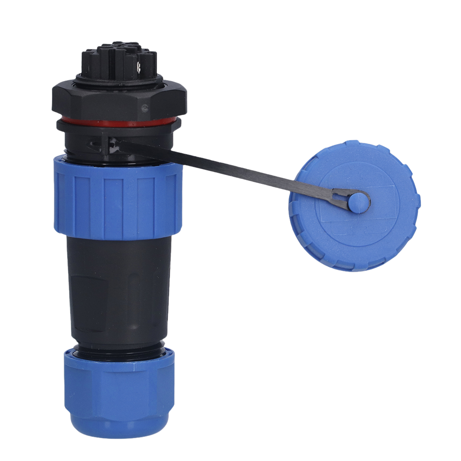 Wasserdichter Ip68-stecker/buchse Für Luftfahrtstecker, Lötfrei, Rückseitige Mutter, 250 V, 5 A, Lp206-pins