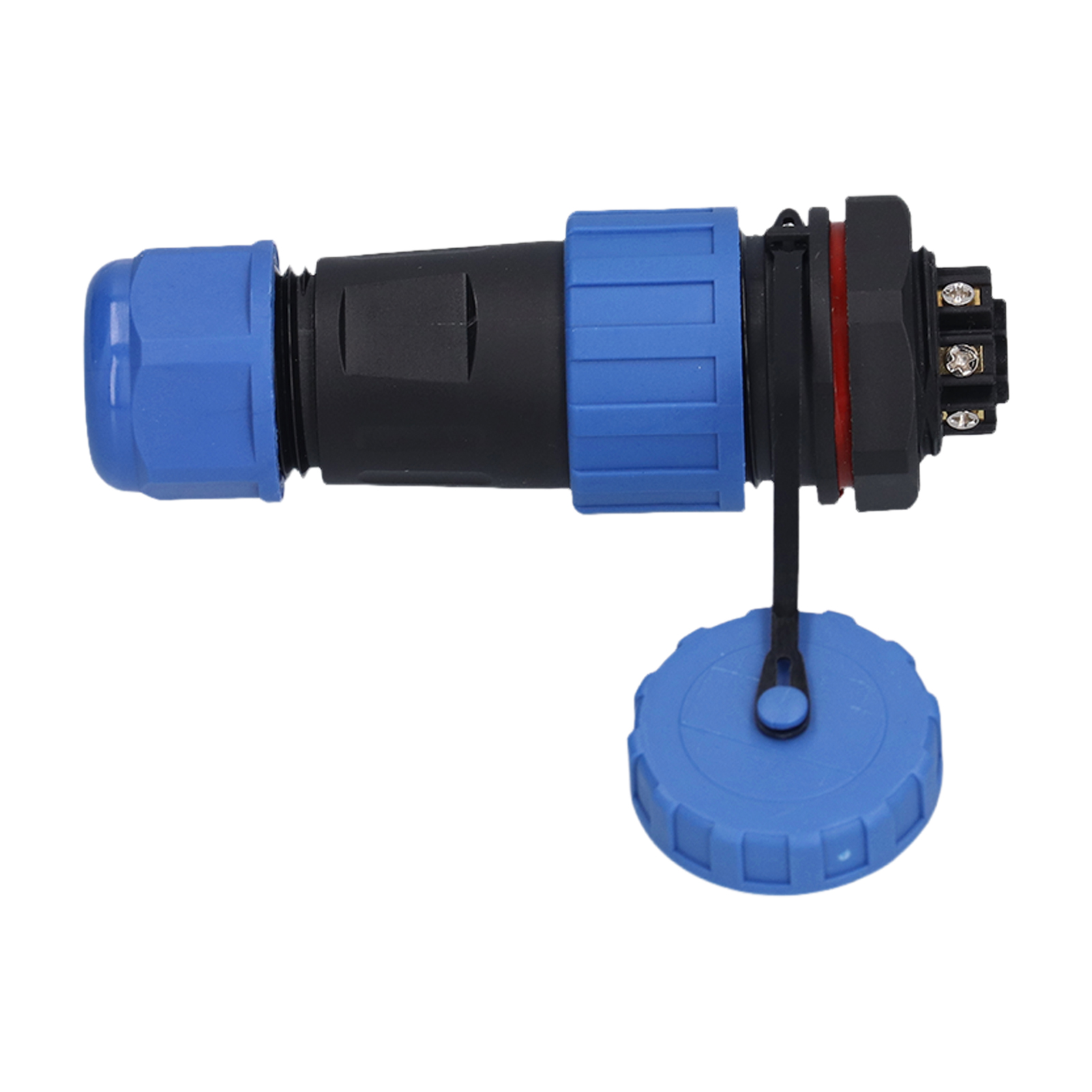 Wasserdichter Ip68-stecker (männlich/weiblich) Für Luftfahrtstecker, Lötfrei, Mit Rückseitiger Mutter, 250 V, 5 A, Lp207-pins