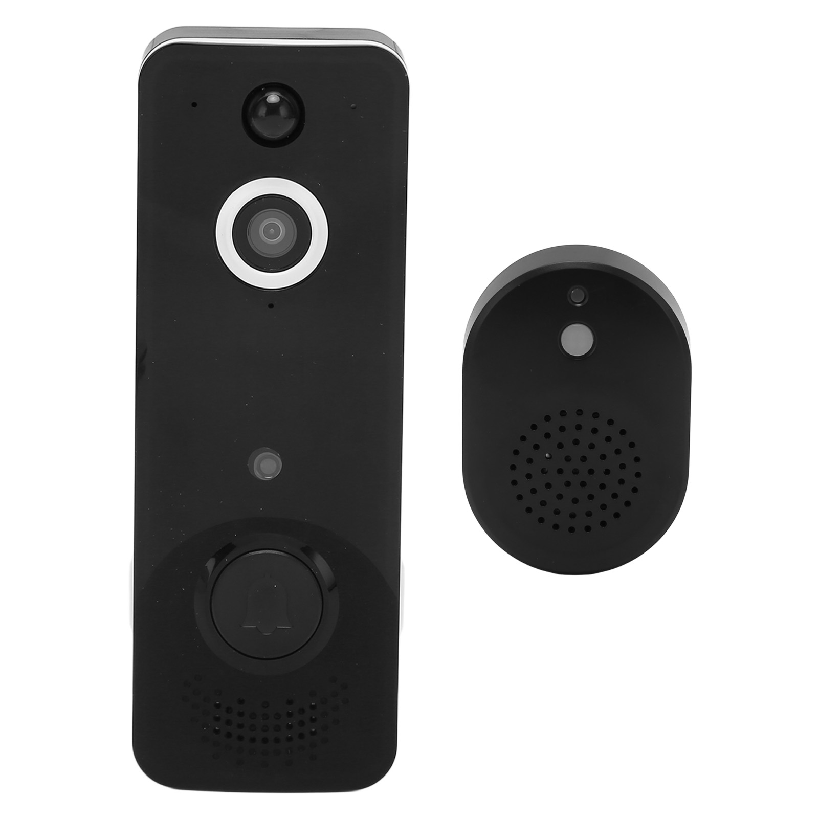 Kabellose Wi-fi-video-türklingel, Ip65 Wasserdicht, 720p, 30 Bilder/sekunde, Pir-bewegungserkennung, 140°-weitwinkelobjektiv.
