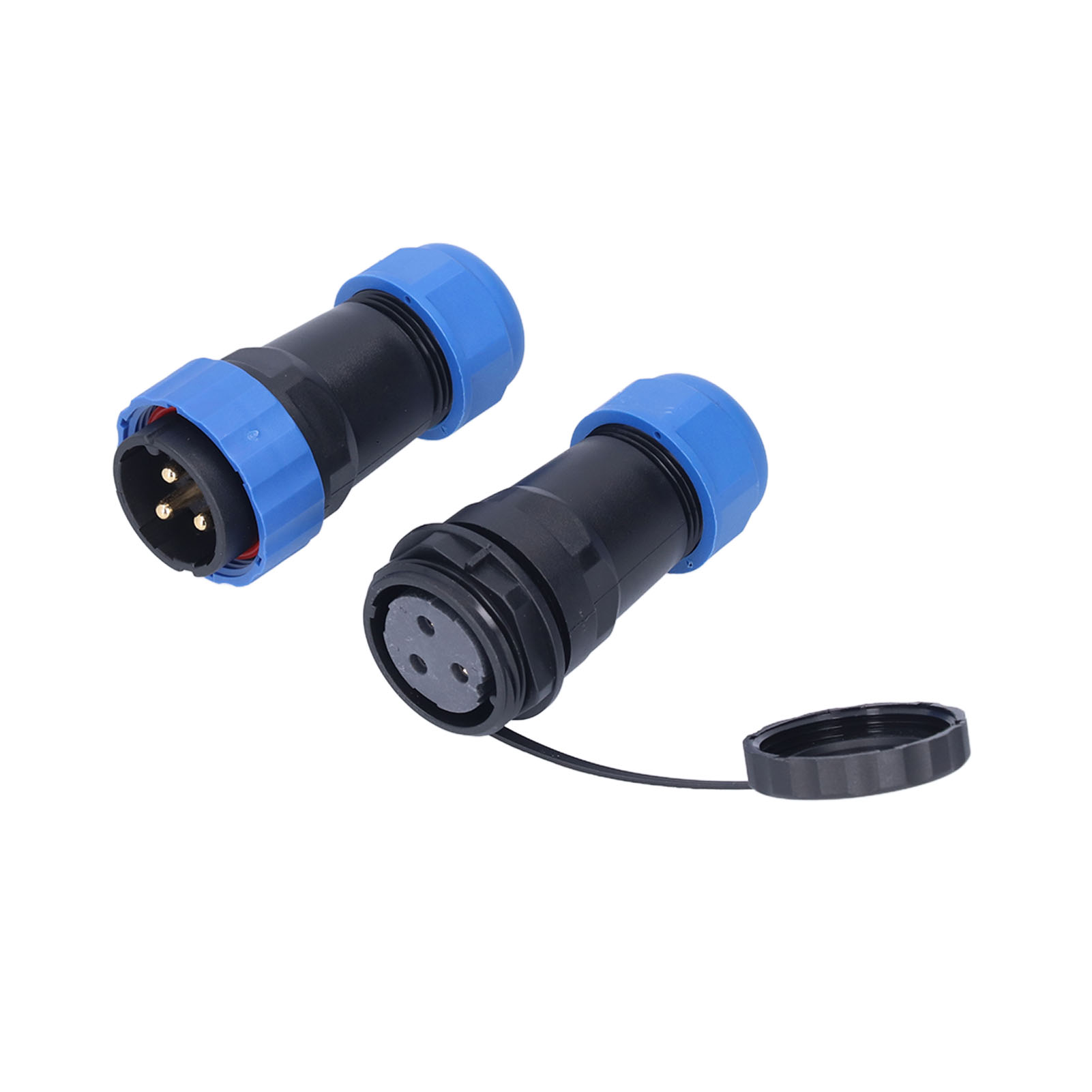 Sp28 Schnellanschluss-luftfahrtstecker, Hochstrom 45 A, Ip68 Wasserdicht, 3-adrig