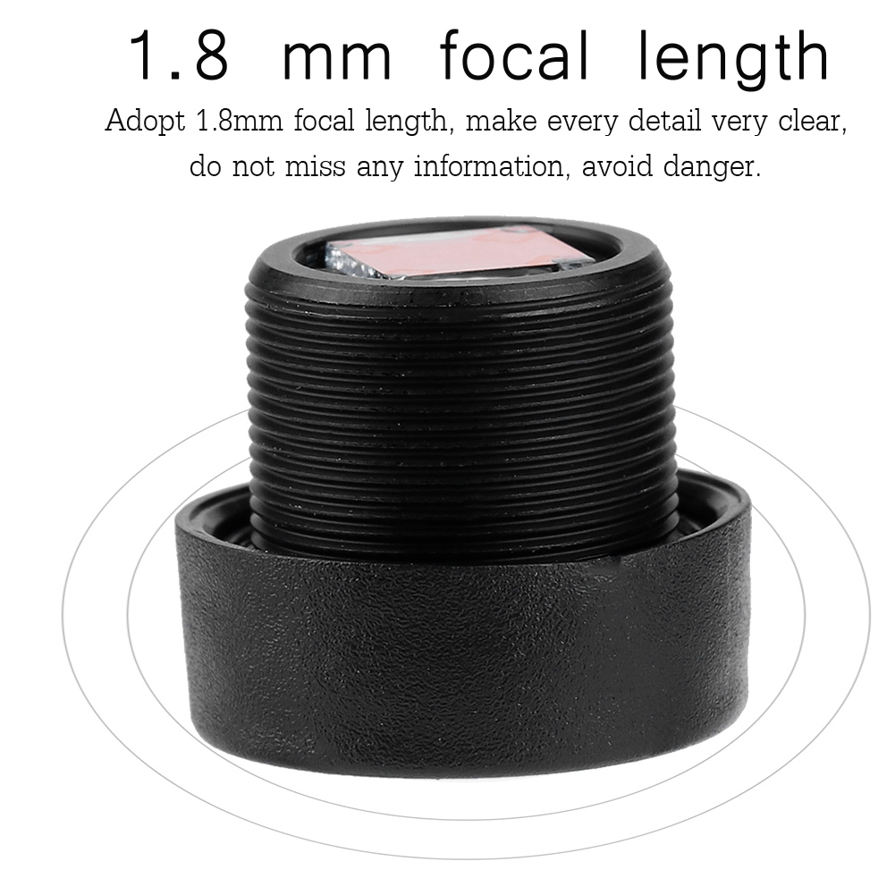 1,8 Mm 1 Mp 160° Weitwinkel-kameraobjektiv M120,5 Für 1/2,5" Ccd-sensor.