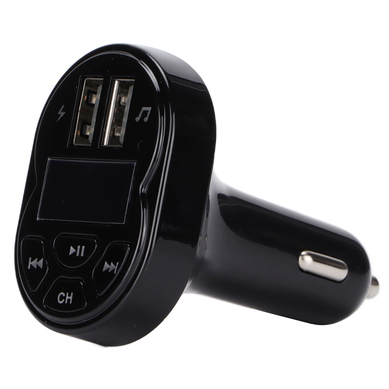 Bluetooth-autosender, Kabelloser Abs-bluetooth-fm-radioadapter Mit 2 Usb-anschlüssen, 12-24v Dc-netzteil