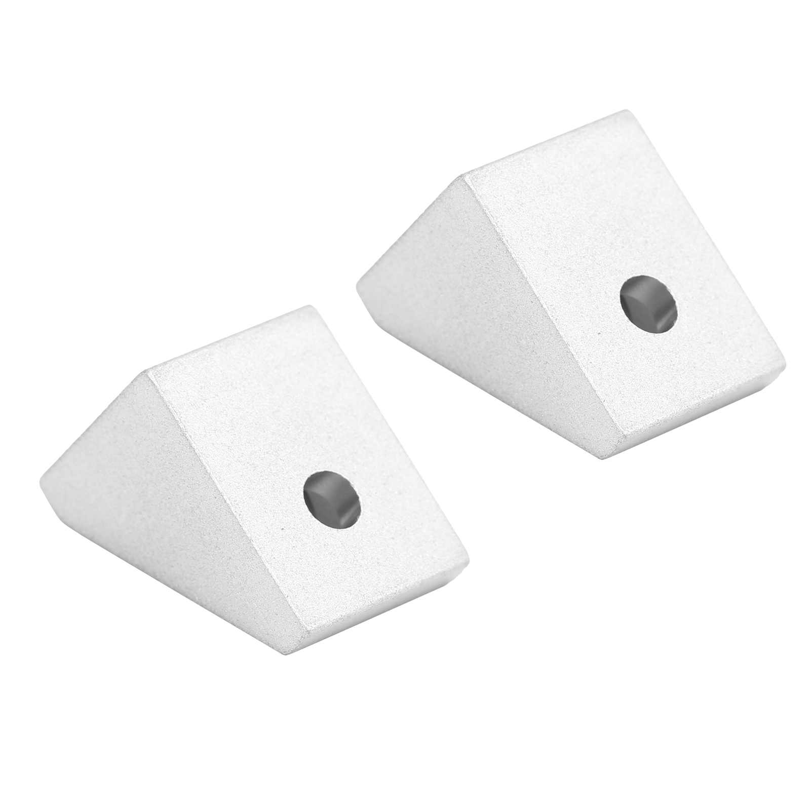 2 Innere Aluminium-eckwinkel Für Rechtwinklige Dreieckssitzfläche 320400010002 15x19 Mm