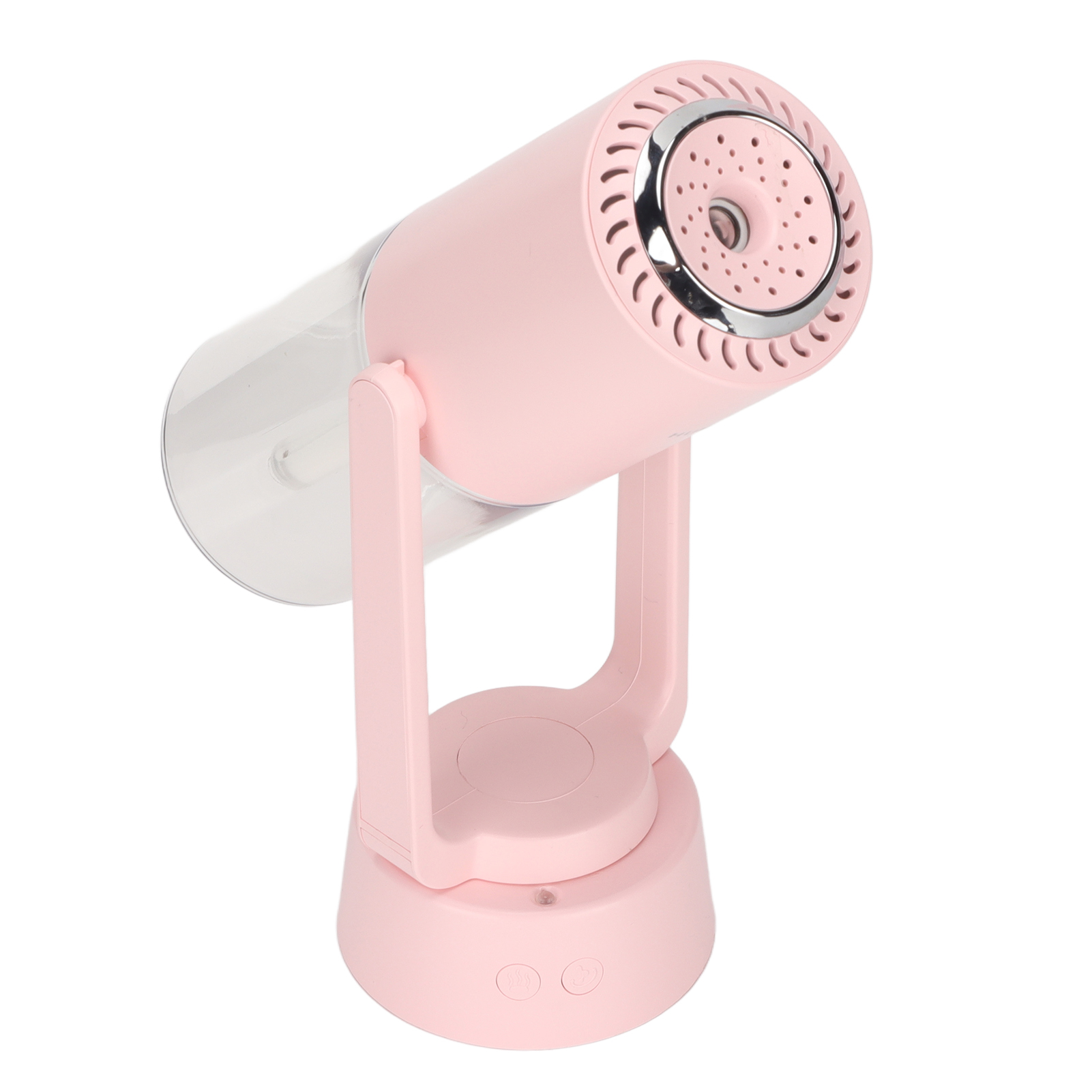Mini-luftbefeuchter Mit Leiser, Rotierender Und Tragbarer Funktion, Inklusive Eingebautem Nachtlicht (rosa), Für Schlafzimmer, Büro Oder Auto.