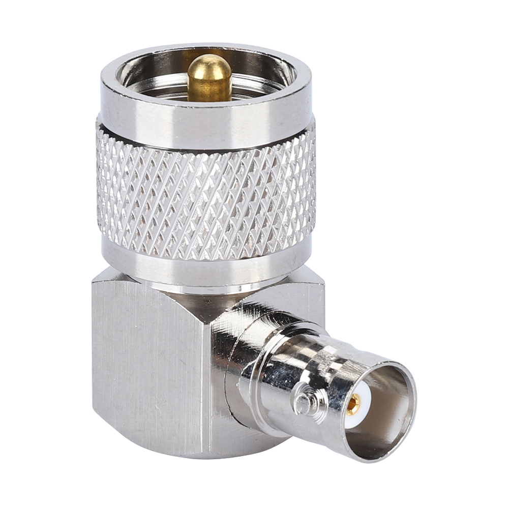 Pl-259 Uhf-hf-koaxialadapter, Stecker Auf Rechtwinklige Bnc-buchse (1 Stück)