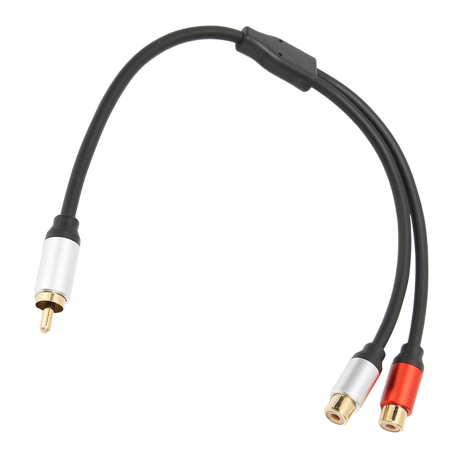 Y-förmiges Aux-verlängerungskabel Mit 1 Cinch-stecker (männlich) Auf 2 Cinch-buchsen (weiblich), Stereo-adapter Für Dvd-player, Fernseher Oder Laptop