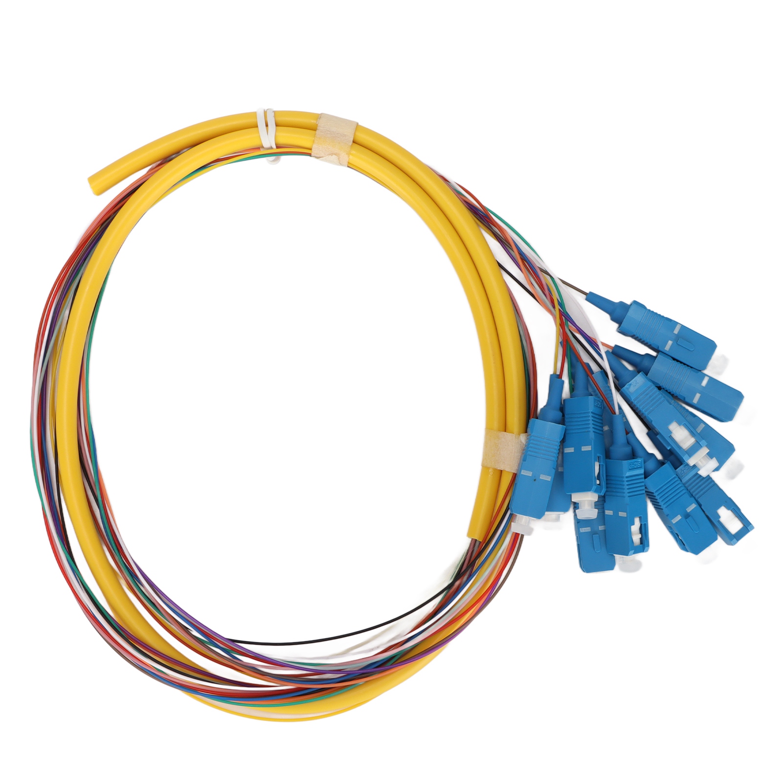 1,5 Meter Langes, 12-adriges Singlemode-sc/upc-sm-12x-hochleistungs-glasfaserkabel
