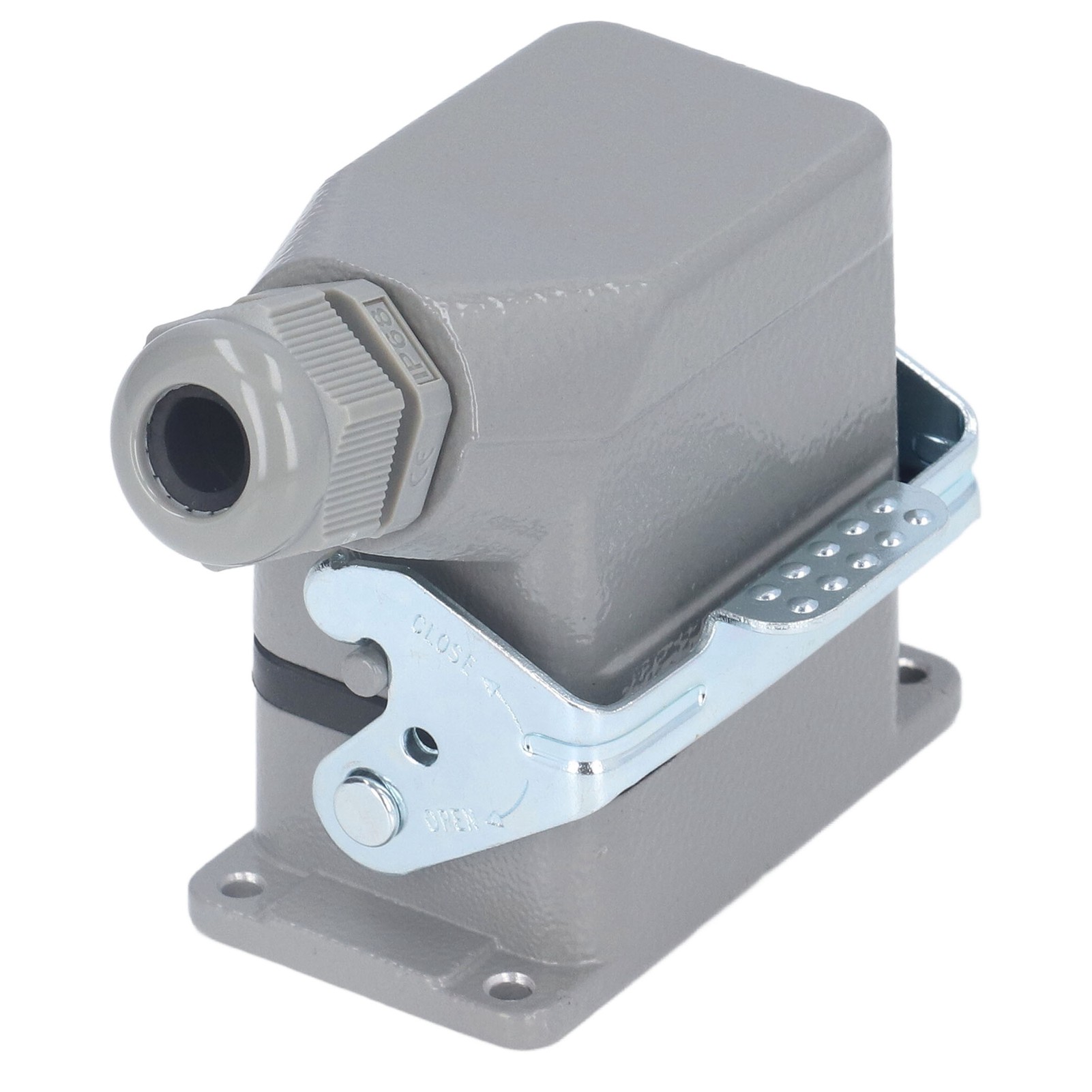 Robuster, Rechteckiger, Wasserdichter Stecker Aus Aluminiumlegierung, 16 A 500 V Hdche0061pg13.5
