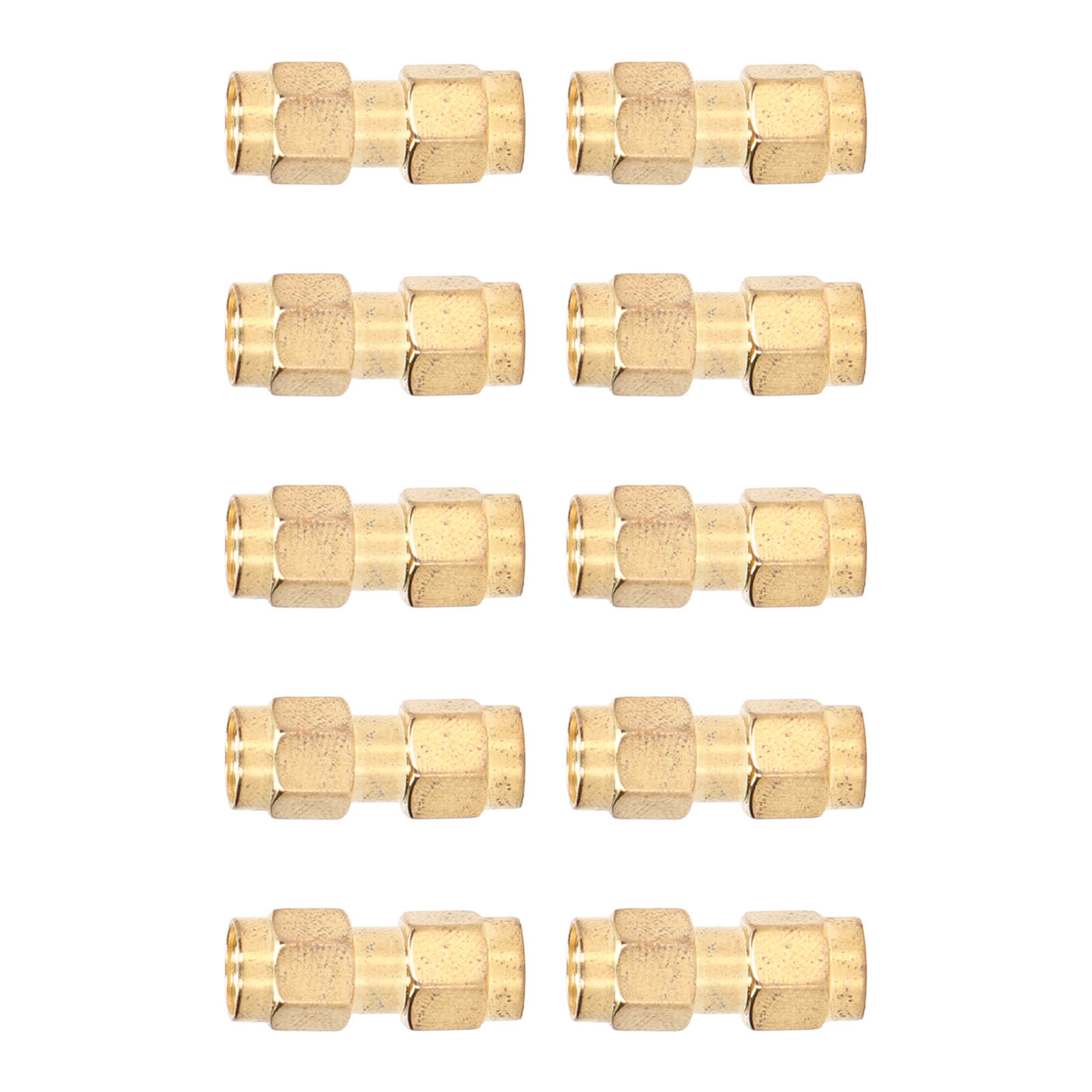 Set Mit 10 Adaptern Für Hf-koaxialkabel, Smajj Stecker-zu-stecker