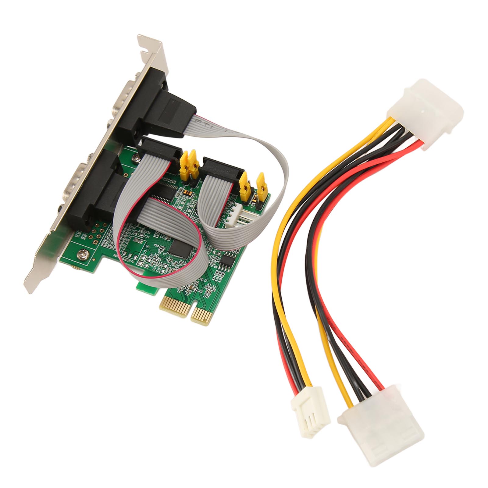 2-port Pcie Rs232 Serielle Erweiterungskarte, Pci Express Rs232 Serieller Host-controller Für Windows Und Linux