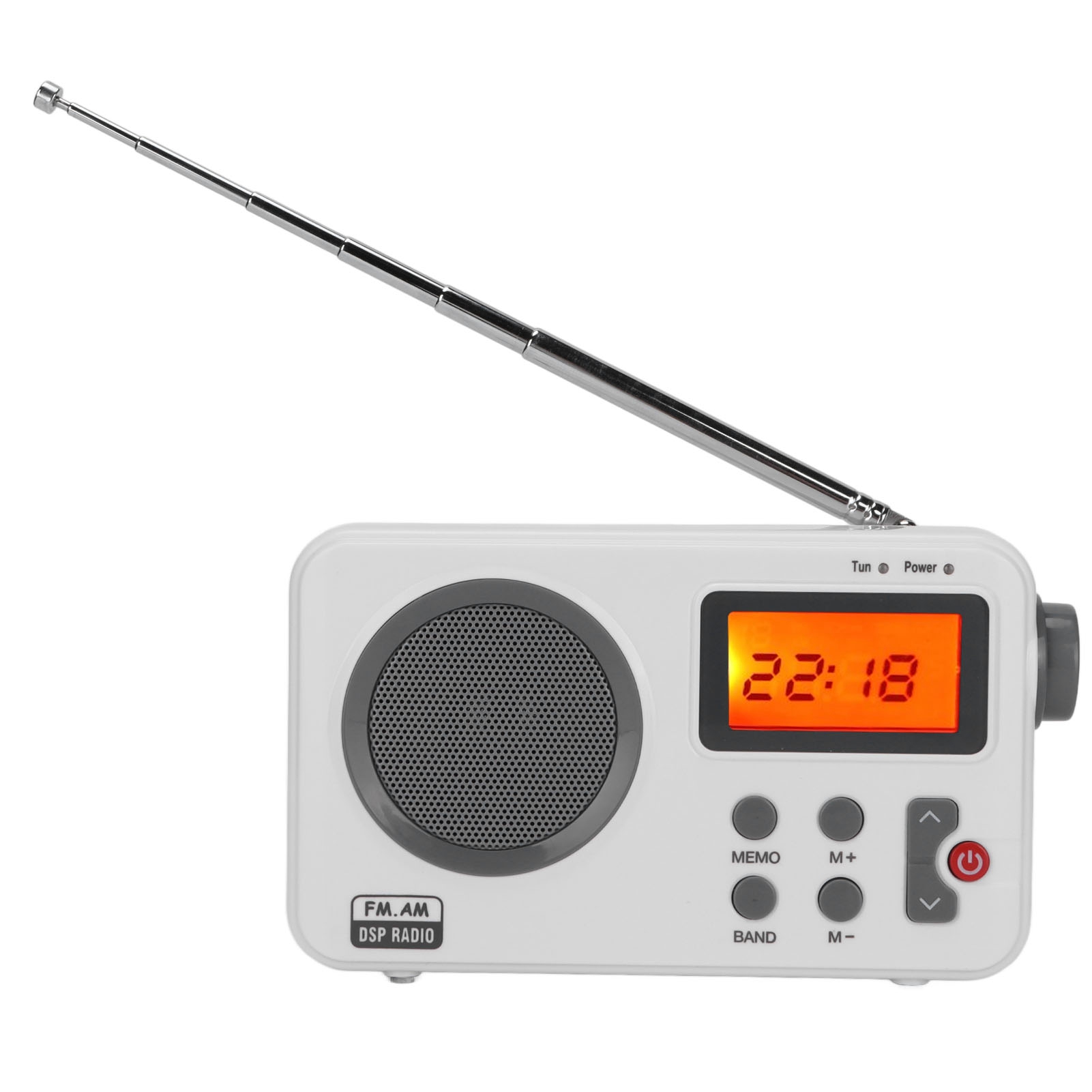 Tragbares Am/fm-lcd-radio Mit Subwoofer Und Hi-fi-radio, Frequenz- Und Zeitanzeige, Hintergrundbeleuchtung.