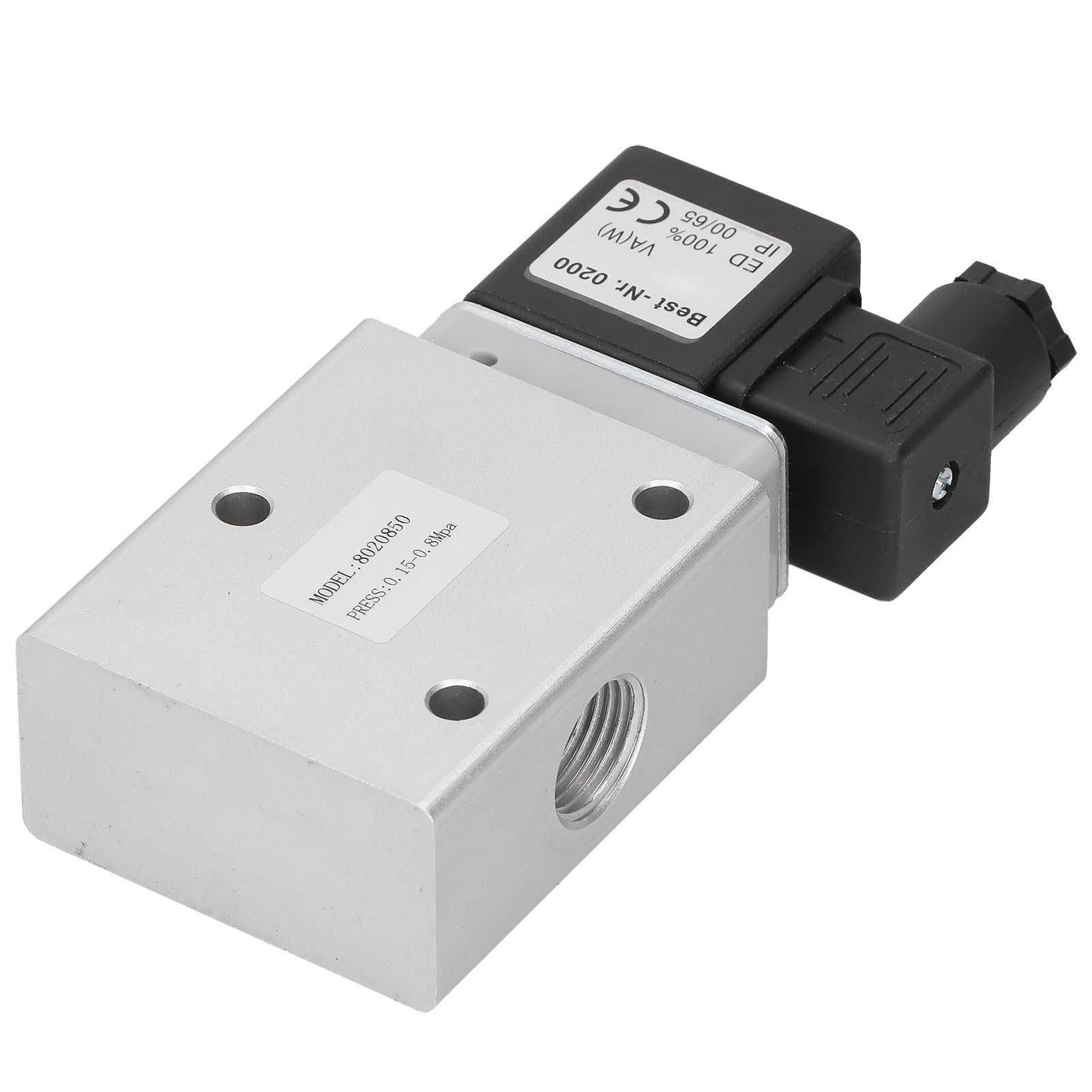 2-wege-magnetventil, Einfachwirkend, Mit Wegeverteiler, 12 Mm Durchmesser, 8020850ac220v