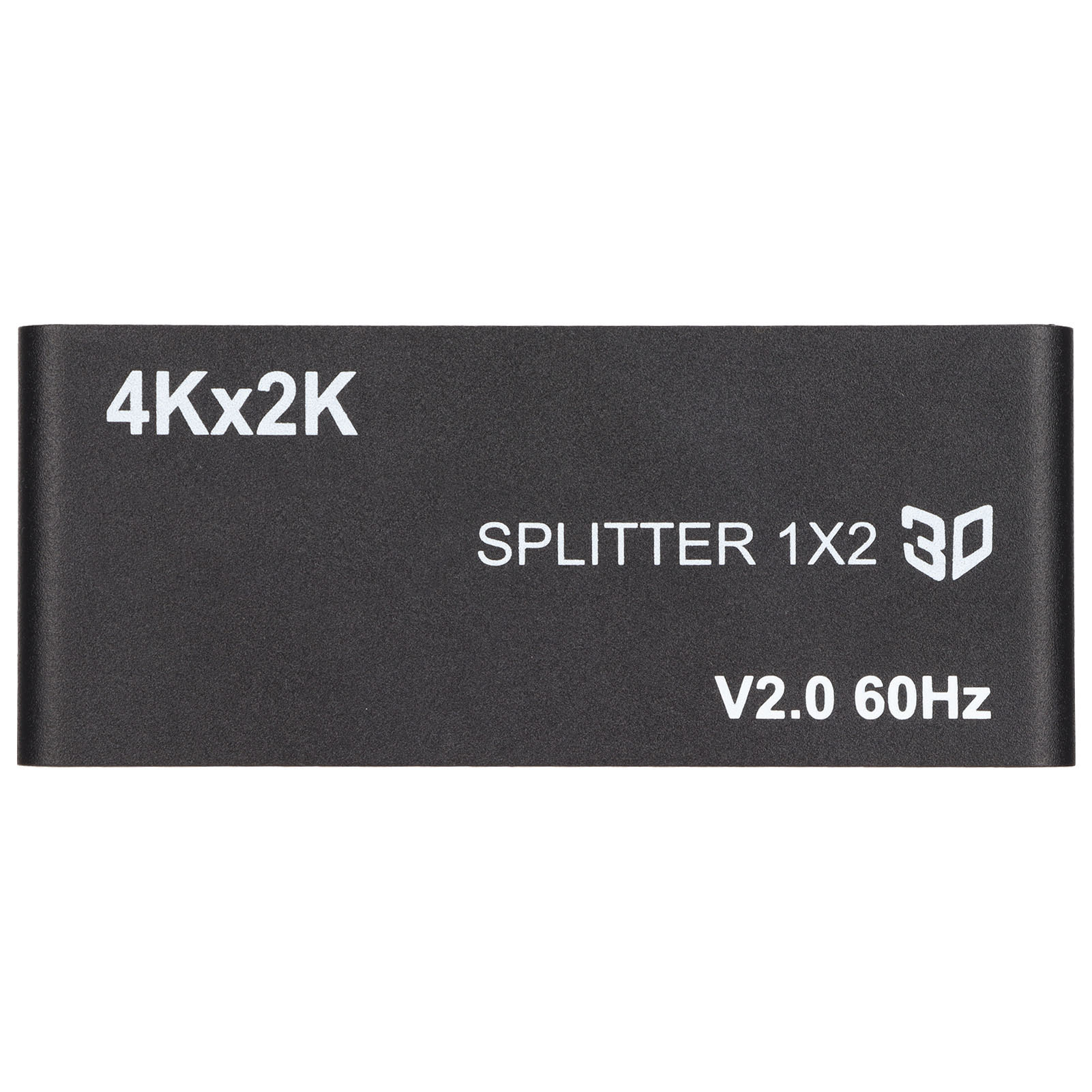 1x2 Hd Multimedia Interface Splitter 4k/2k 60hz 60fps, 6 Gbit/s Bandbreite, Videoadapter Mit Netzteil Und 100-240v Veu-stecker