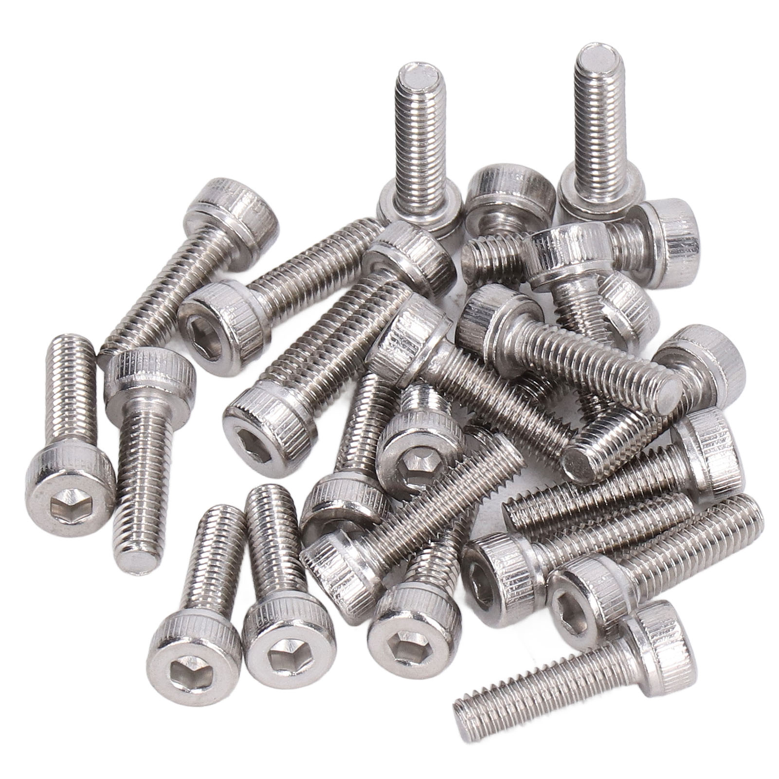 Satz Mit 100 Verzinkten Stahl-innensechskantschrauben M4x0,7 Mm (2800-0004-0014)