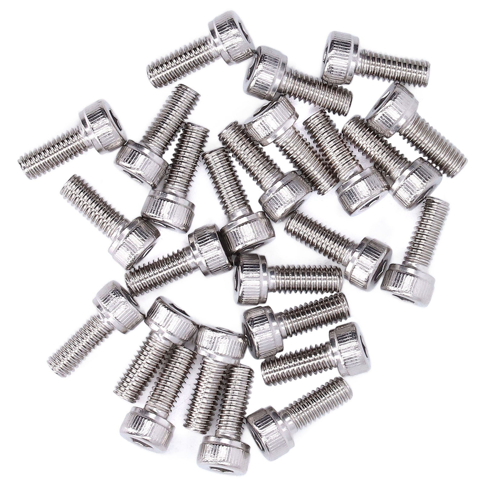 Satz Mit 100 Verzinkten Stahl-innensechskantschrauben M4x0,7 Mm (2800-0004-0010)