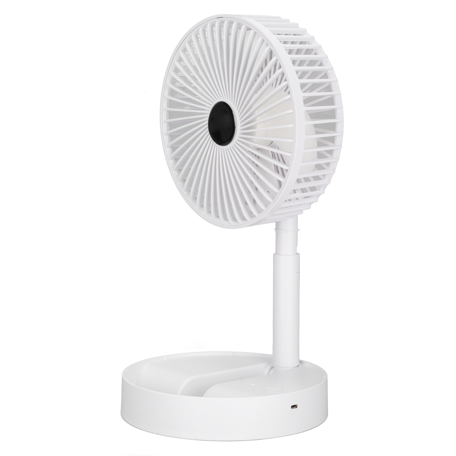 Zusammenklappbarer Tischventilator Mit 3 Geschwindigkeitsstufen, Leise, Höhen- Und Winkelverstellbar, Usb-batteriebetrieben, Kleine Größe, Ideal Für Schlafzimmer, Büro Oder Im Freien.
