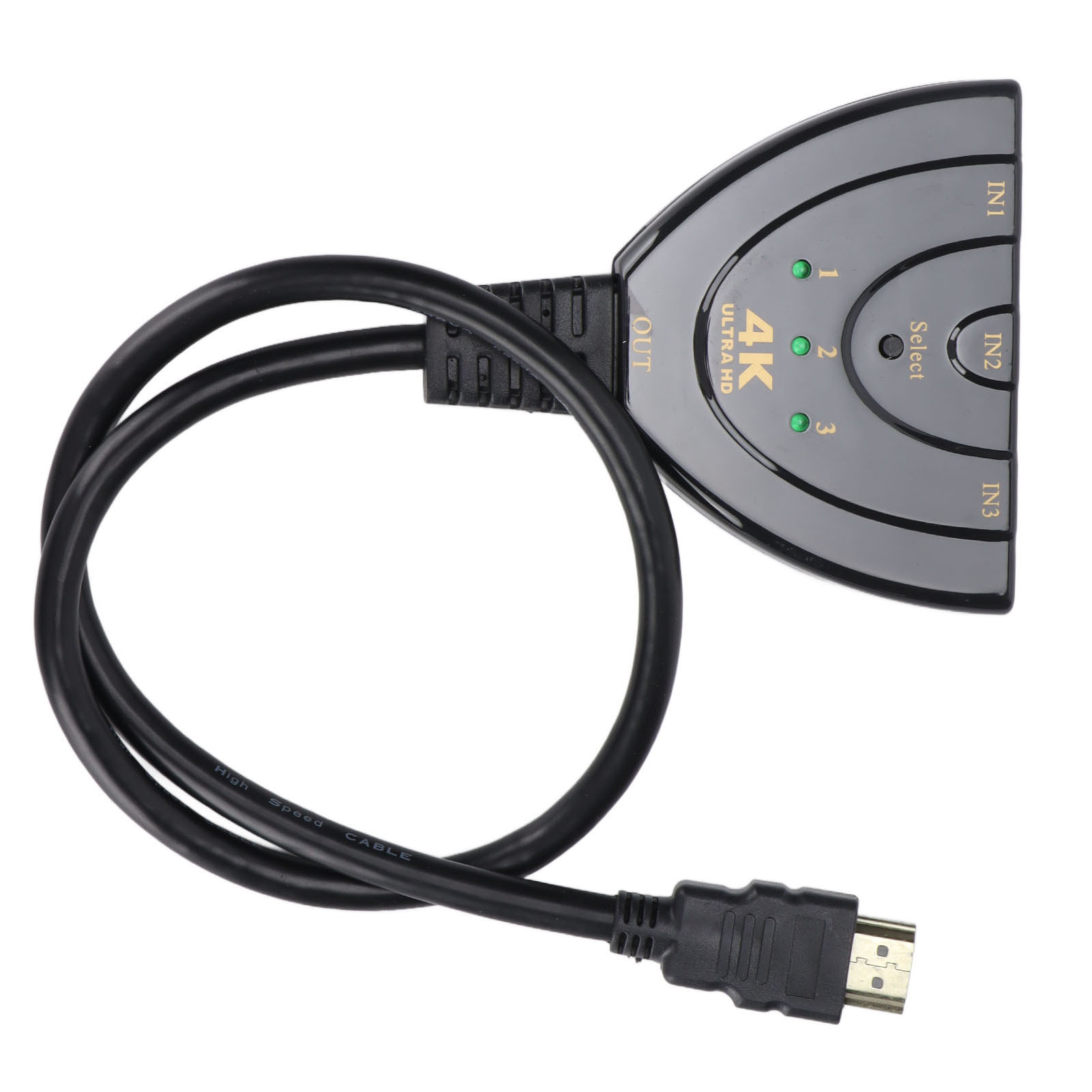 Tragbarer 3-eingang/1-ausgang-hd-multimedia-interface-switch Für 4k-, 1080p- Und 3d-hd-player