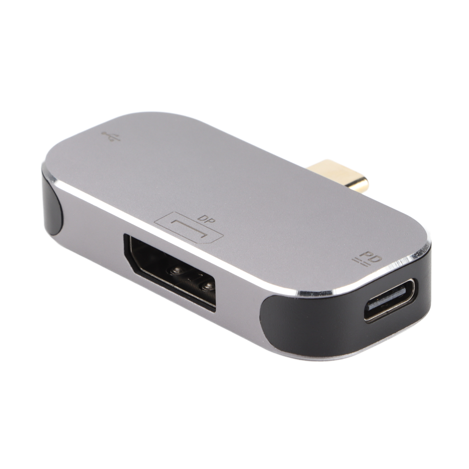 Multifunktionaler 3-in-1 Usb-c-hub, Usb-c-stecker Auf Usb-a-buchse (displayport), Dockingstation Für Windows, Android Und Os X