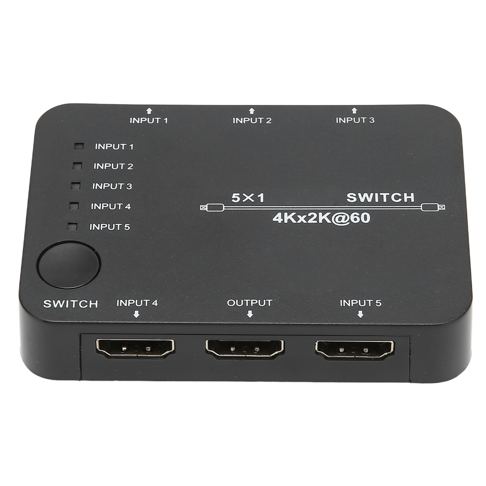 4k2k 60hz 5-eingang/1-ausgang Hd-multimedia-video-switcher Mit Echtzeitübertragung Und Hd-videoadapter