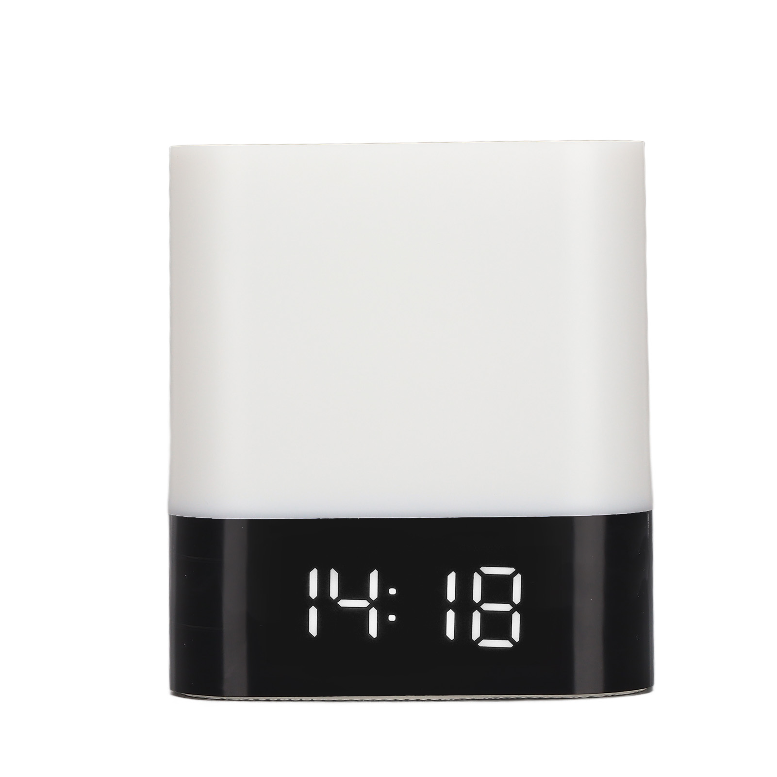 Bluetooth-nachtlicht Mit Touch-lautsprecher Und Led-wecker Zum Lesen Im Wohnzimmer Oder Schlafzimmer.