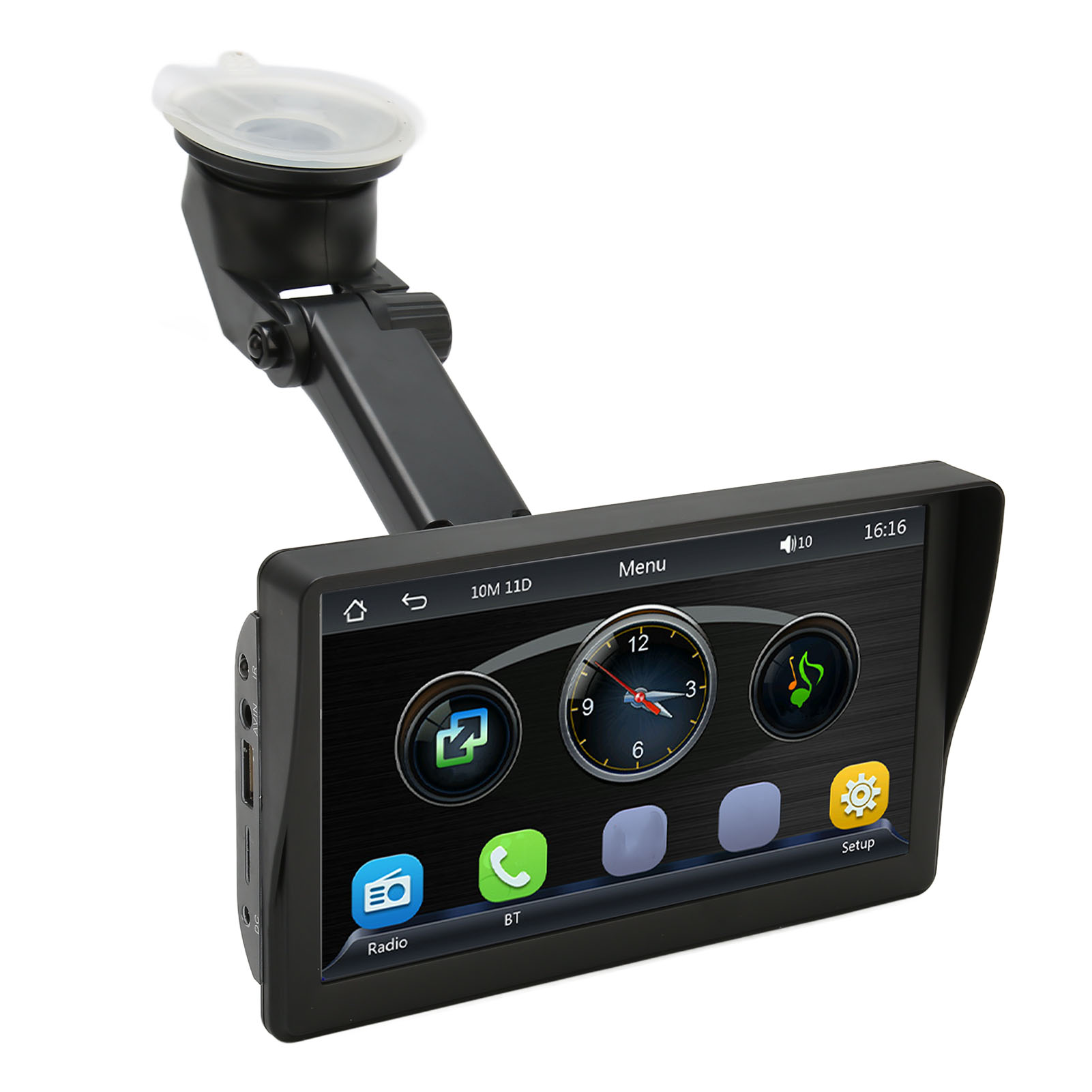 Multifunktions-mp5-autoradio Mit 7-zoll-touchscreen, Led-rückfahrkamera Und Integrierter Sonnenblende.