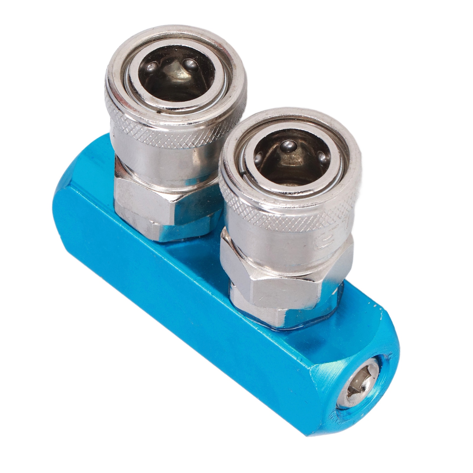 G1/4-luftverteilerblock, Gerader Luftschlauchverteiler, Pneumatischer Verteiler Mit Sml-2-anschluss