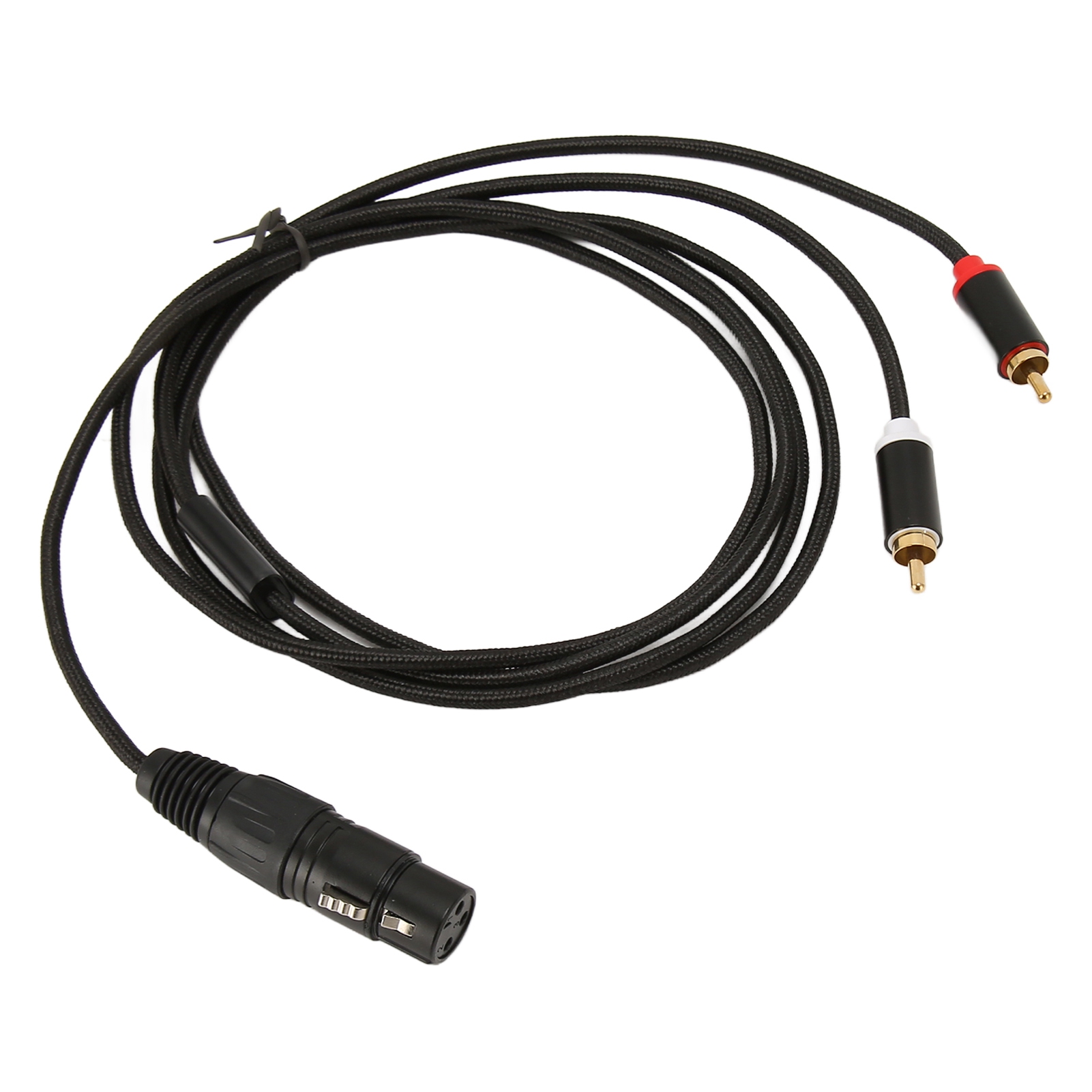 Xlr-auf-doppel-cinch-kabel (weiblich/männlich), Verlustarm, Geräuschlos, Y-splitter, Duplikator, Stereokabel, Verbindungskabel, 1 M / 3,3 Ft