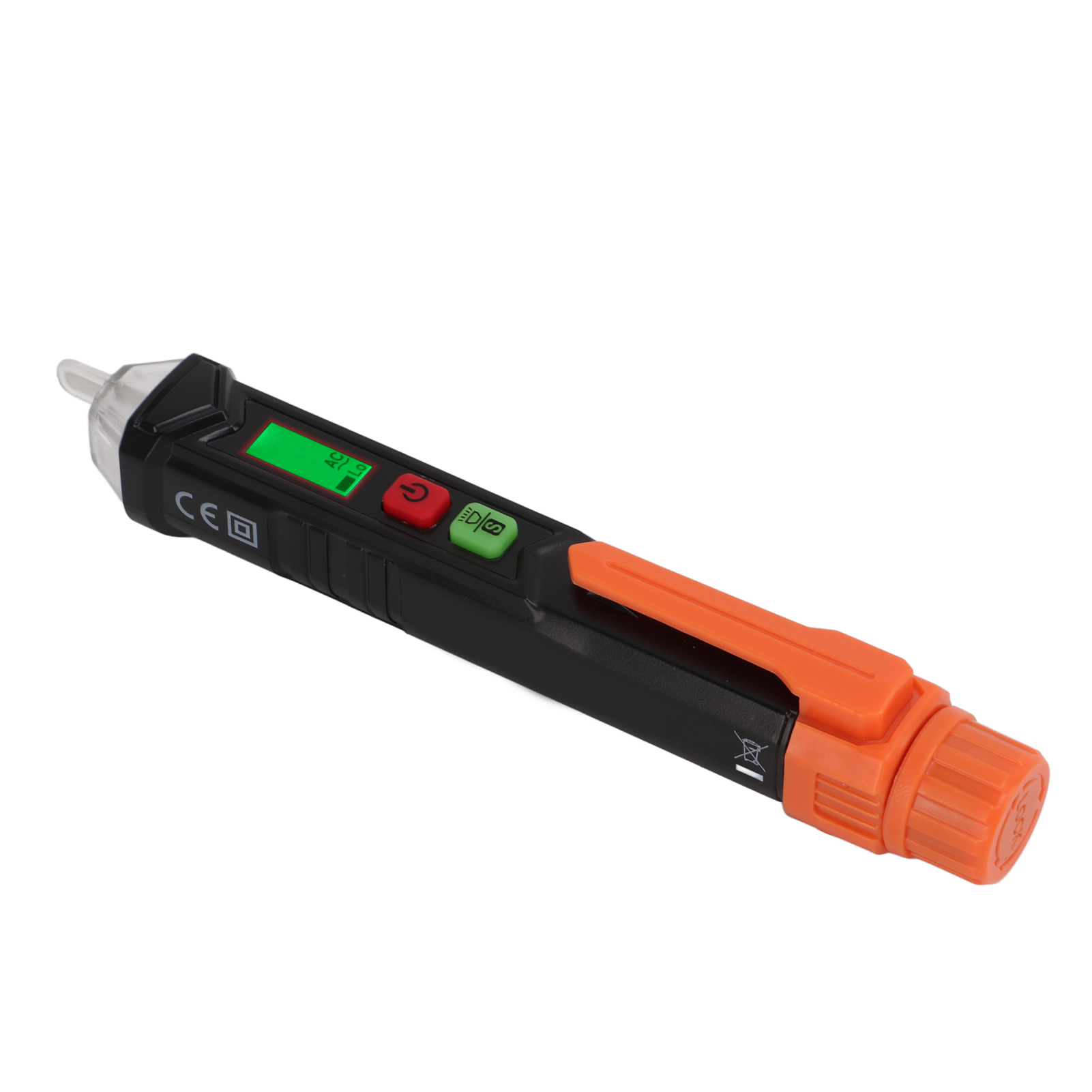 Ruoshui 10 Digitaler Elektrischer Prüfstift: Berührungsloser Spannungsdetektor Mit Akustischem Und Optischem Alarm.