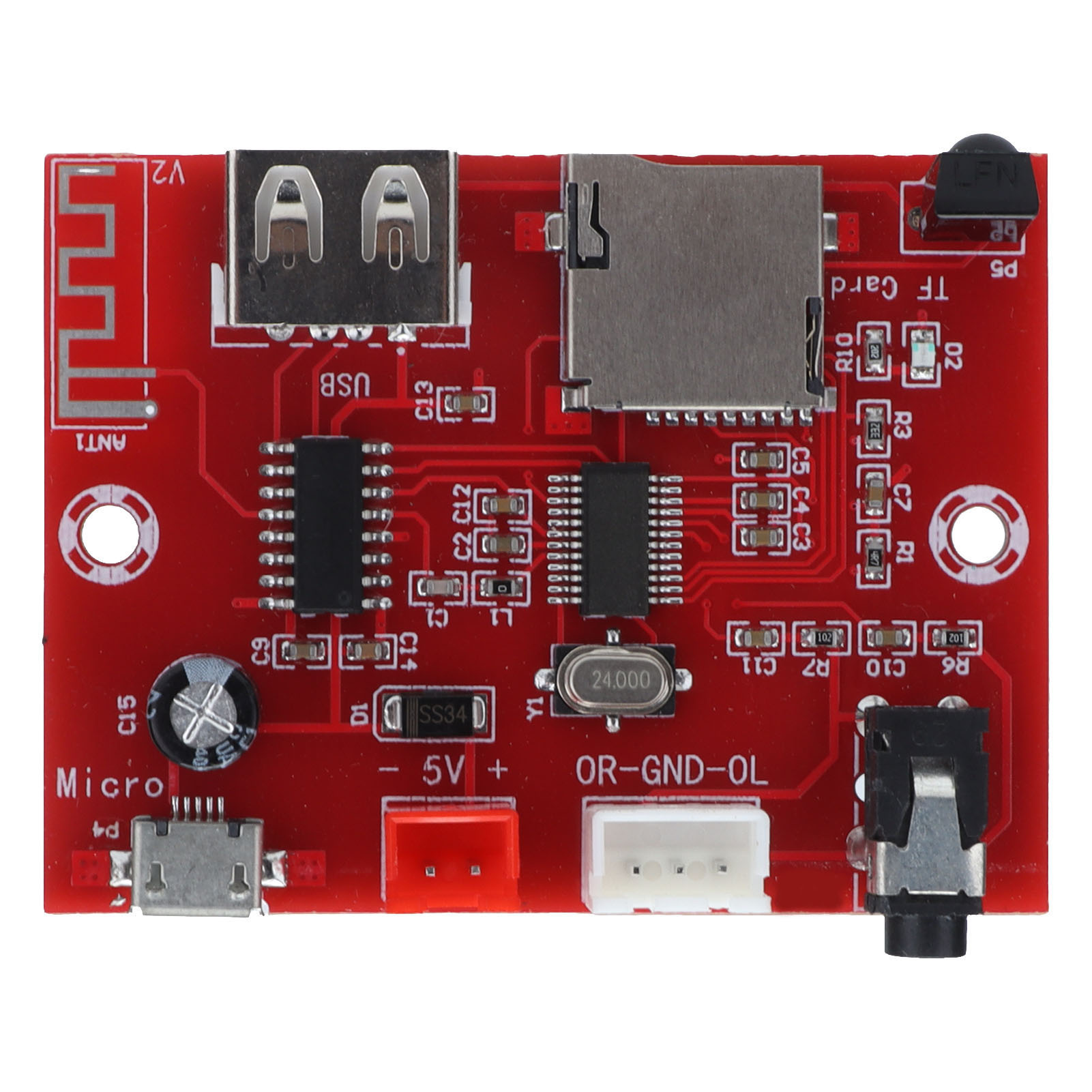 Bluetooth-decoderkarte, Speicherkarte, Usb-stick, Audio-decodierungsmodul Mit Fernbedienung Xha253