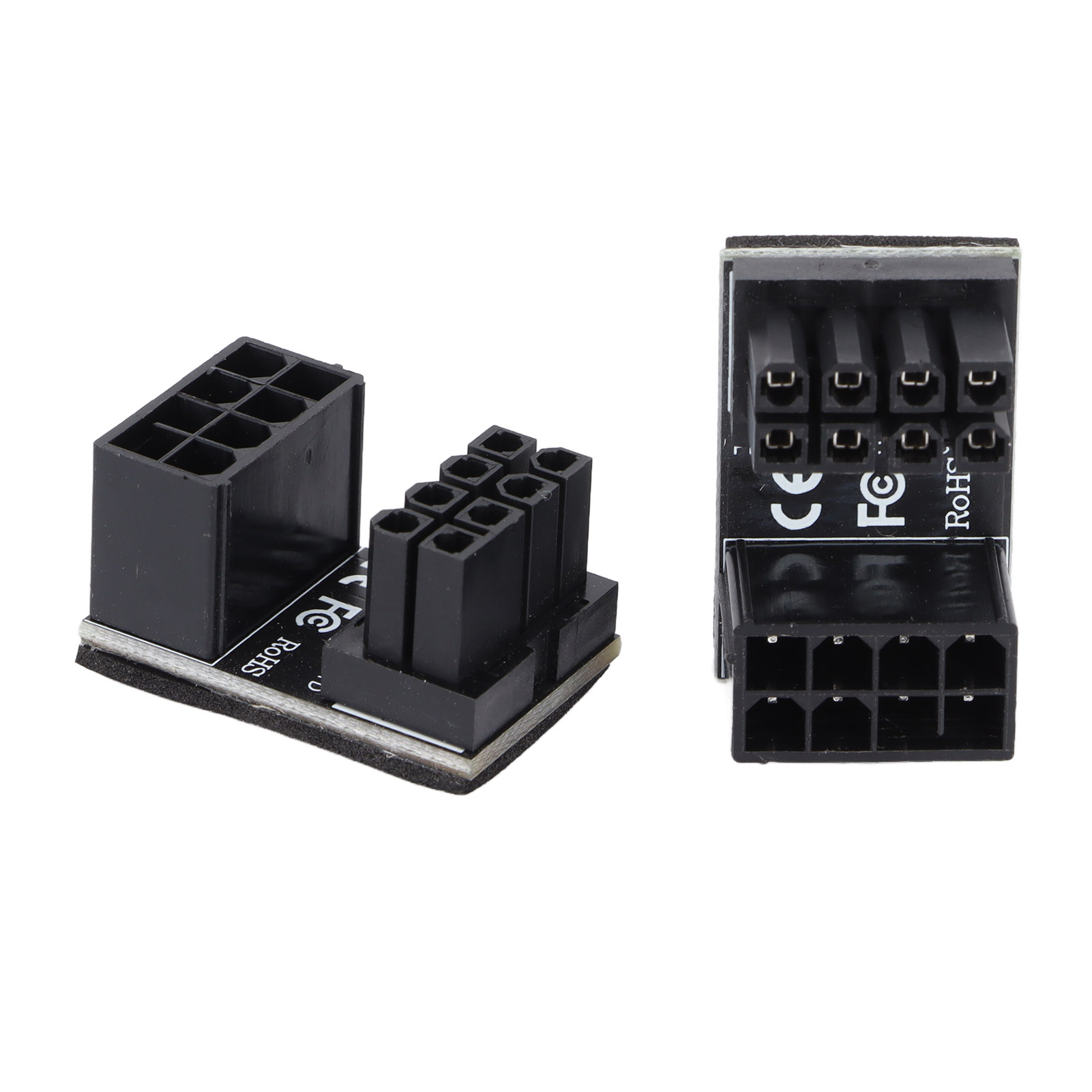 Grafikkartenadapter (2 Stück): 8-polige Buchse Auf 8-poligen Stecker, 180° Abgewinkelt, Für Desktop-computer-grafikkarten.