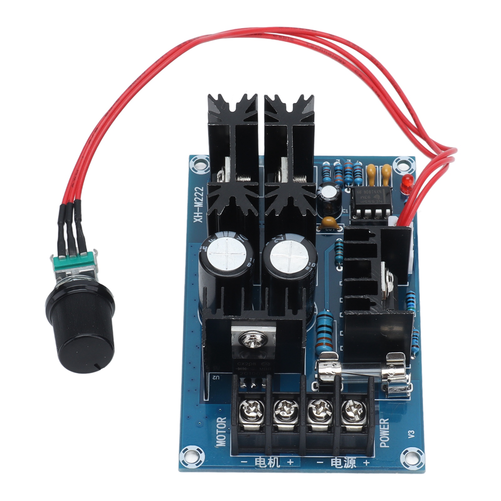 Gleichstrommotor-steuermodul, Pwm-regler, Hochleistungs-spannungsreglerplatine 12–40 V 20 A 800 W