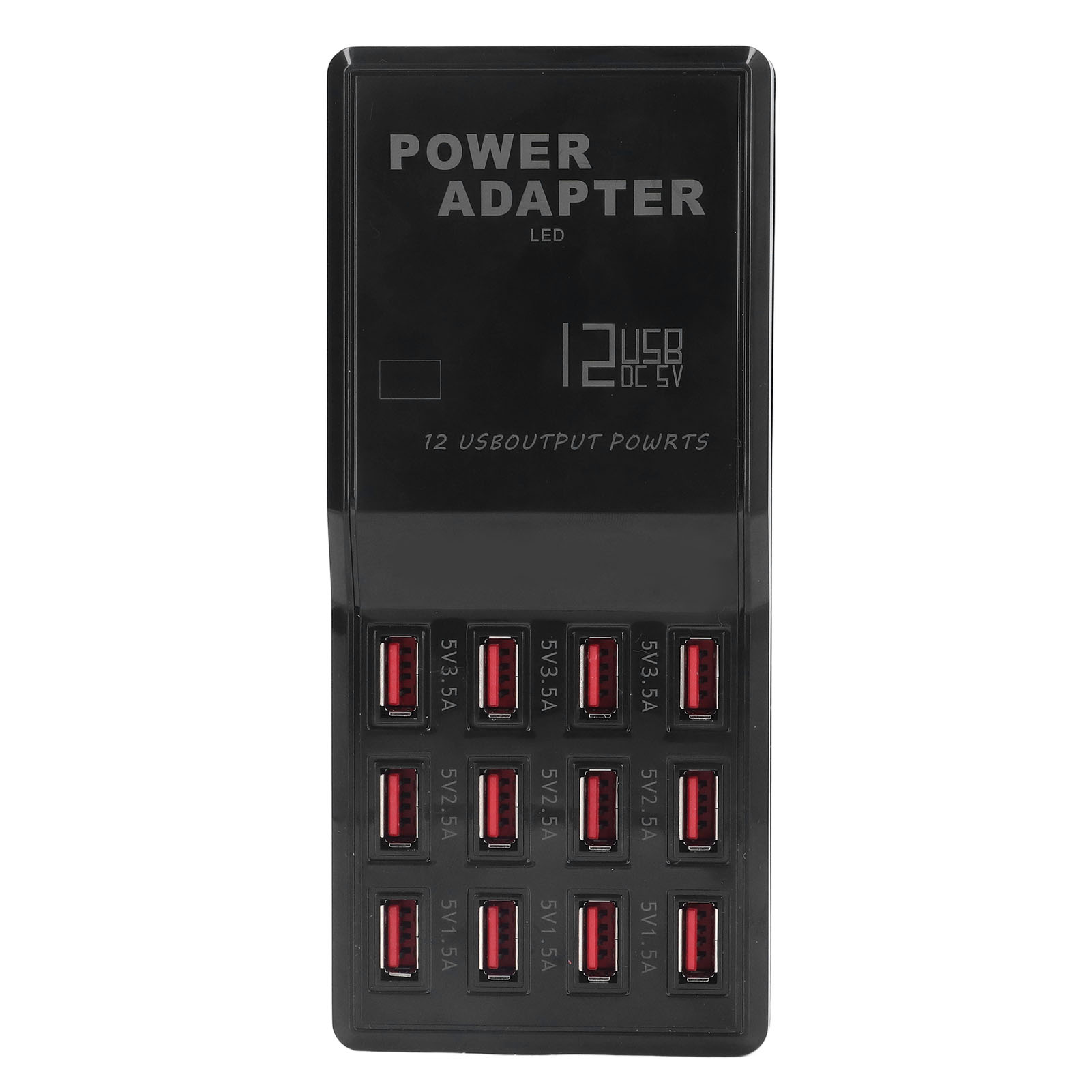 Hochleistungs-usb-mehrfachladegerät Mit 12 A, 12-port-usb-ladestation Für Mp3/mp4-player Und Mobiltelefone, Eu-stecker, 100-240 V Netzspannung.