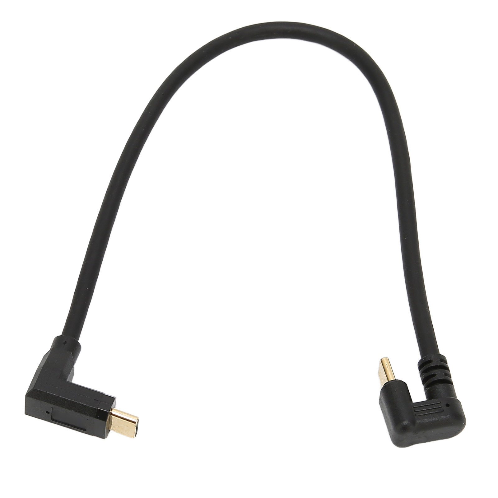 10 Gbit/s 4k 60 Hz 90° Abgewinkeltes Usb-c-verlängerungskabel (stecker-stecker), 0,3 M / 1 Fuß