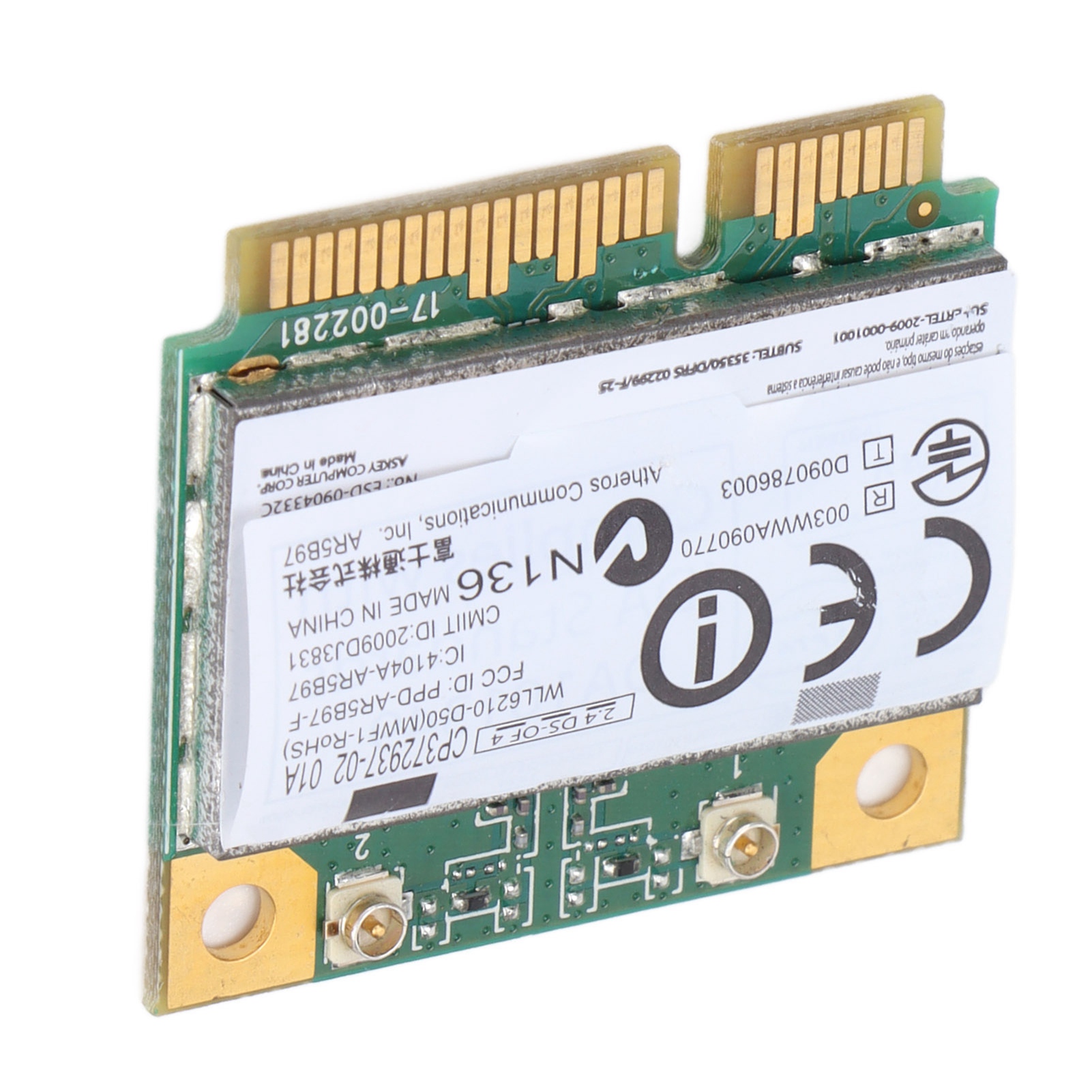 2,4-ghz-mini-pcie-netzwerkkarte Mit 300 Mbit/s, Gute Kompatibilität Mit Drahtlosen Netzwerkadaptern
